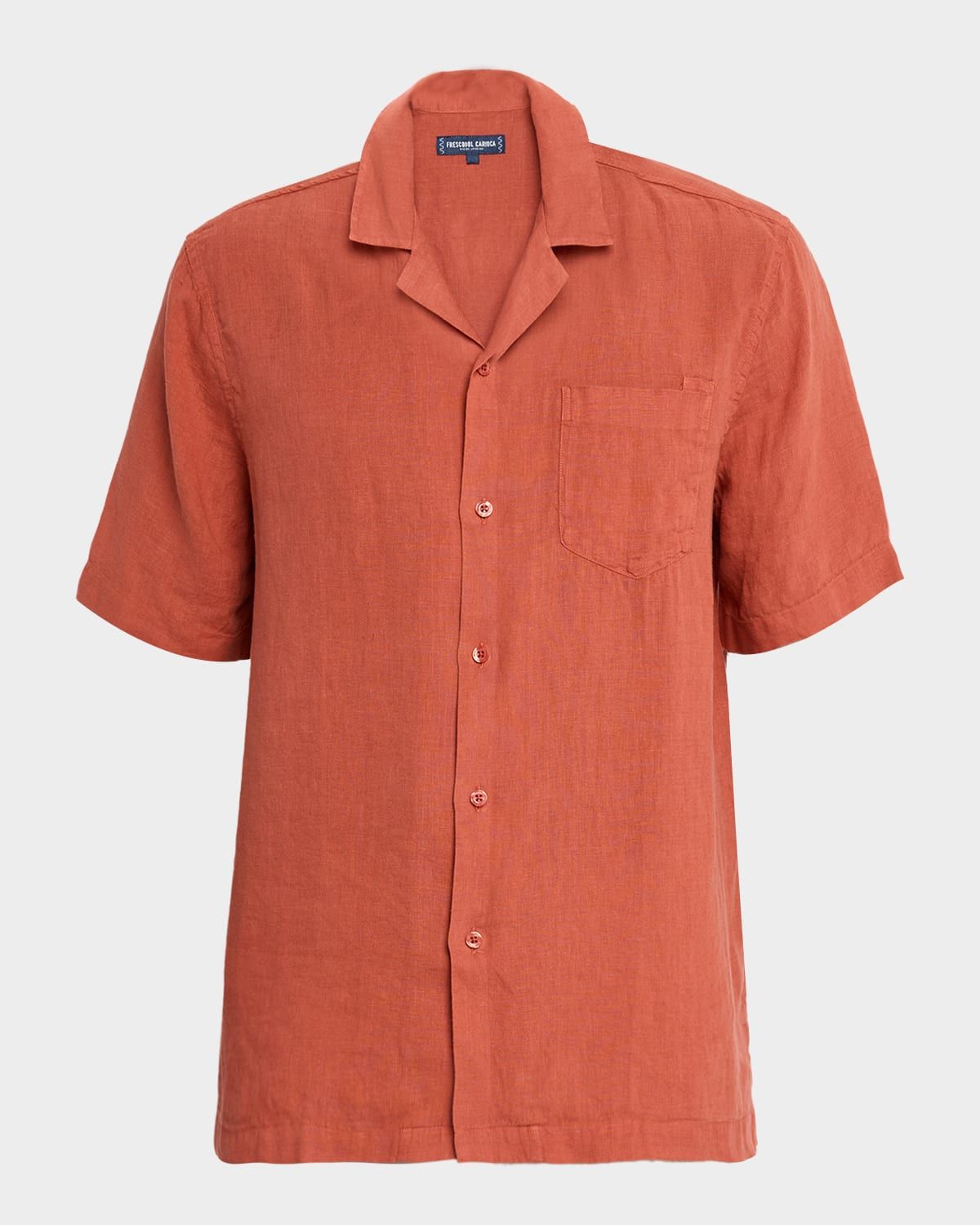 Men & apos;s Angelo Linen Short-Sleeve Shirt