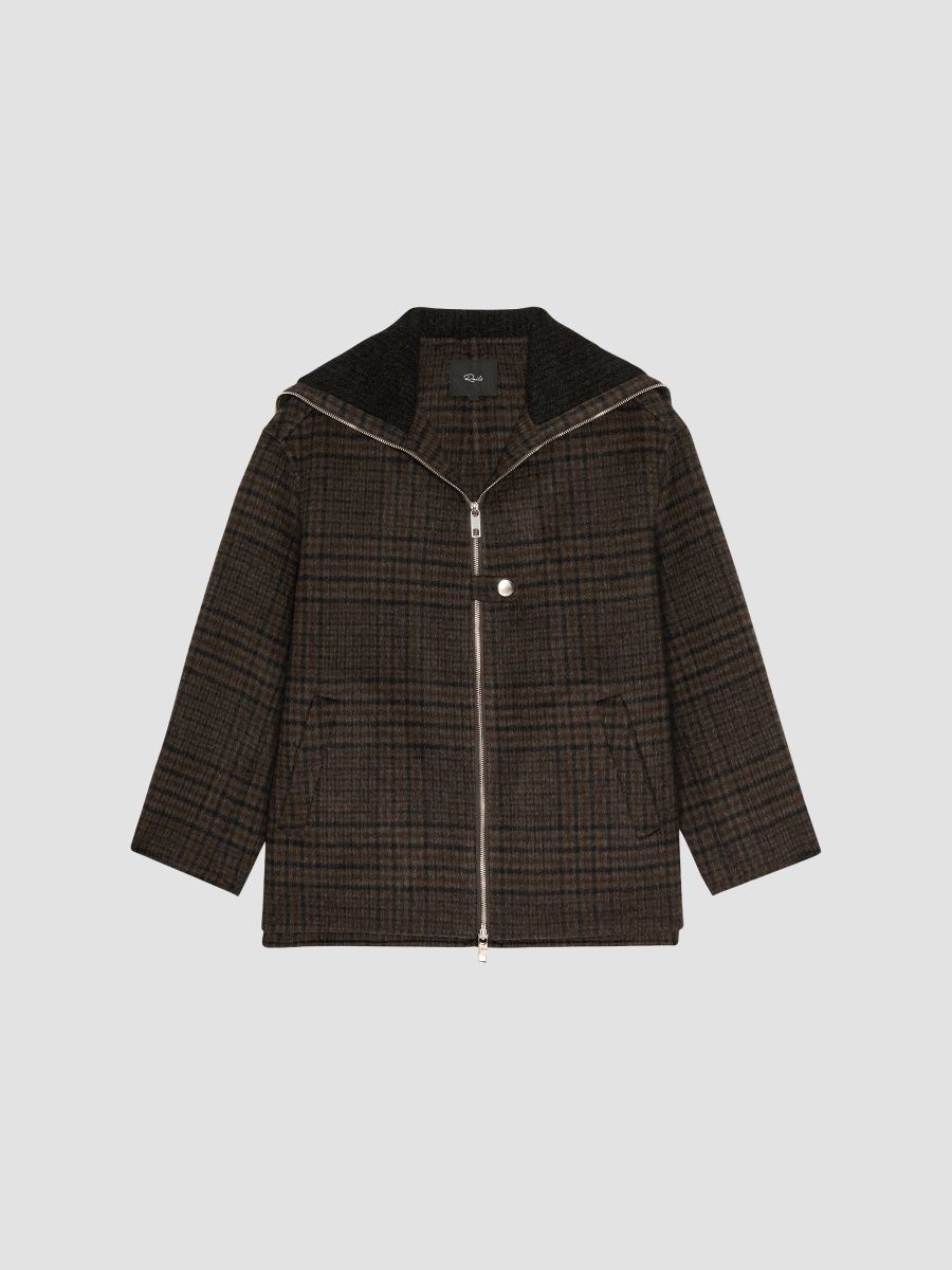 Rails Women's Silves Plaid Wool-Blend Jacket - Highland Plaid - Size XS