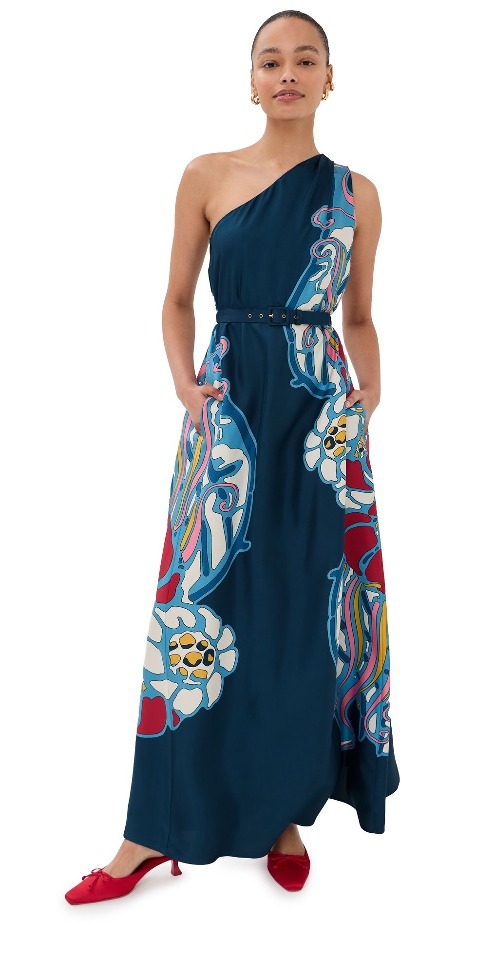 La DoubleJ Roy Silk Dress LEMURIA PLACÉE XS