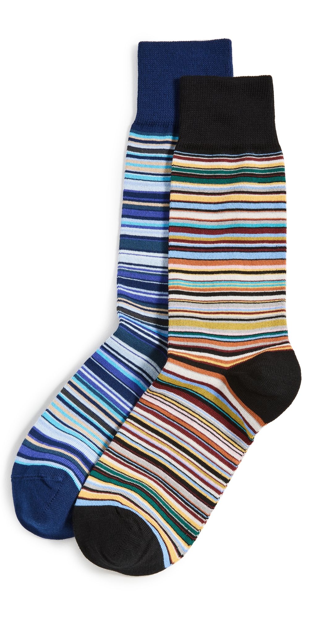 Paul Smith Signature Stripes 2 Pack Socks Multi One Size