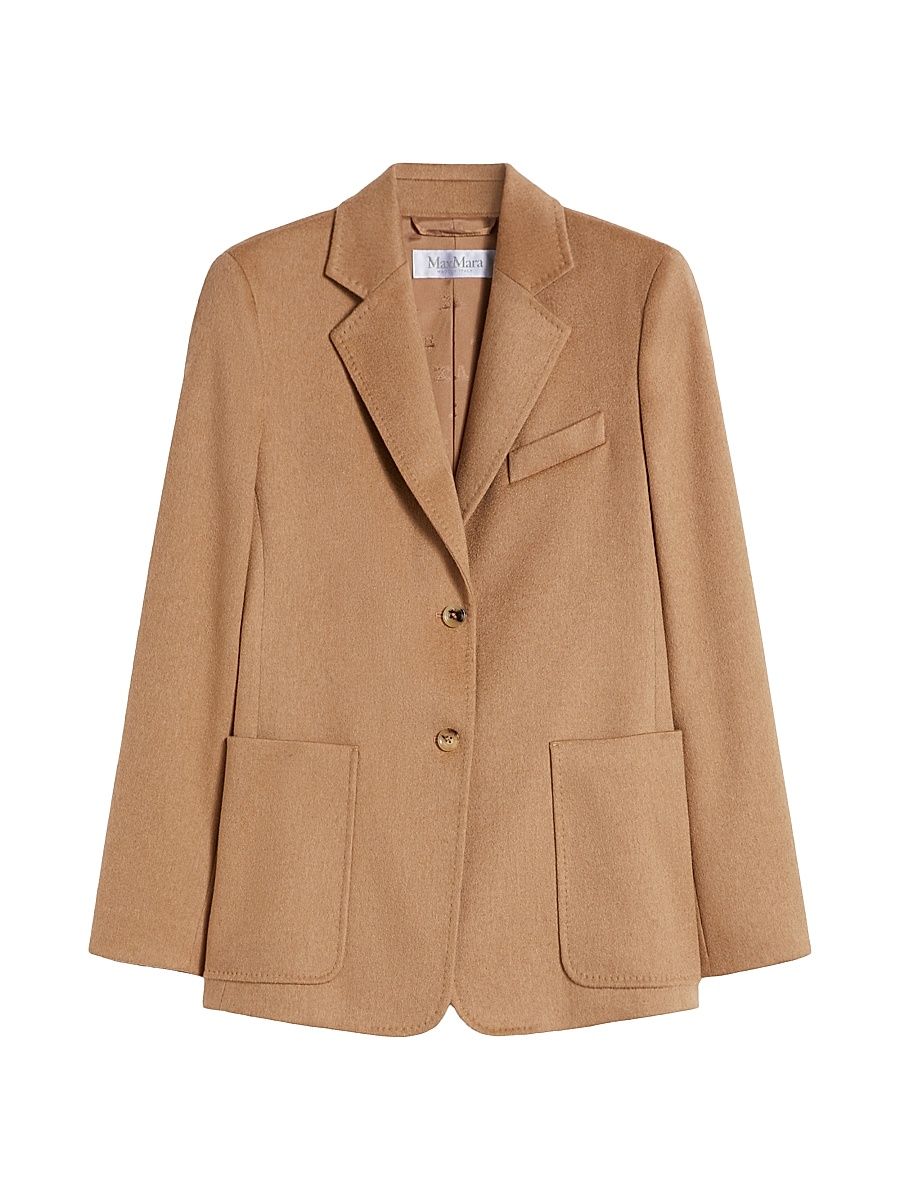 Women's Camer Drap Blazer - Camel - Size 16
