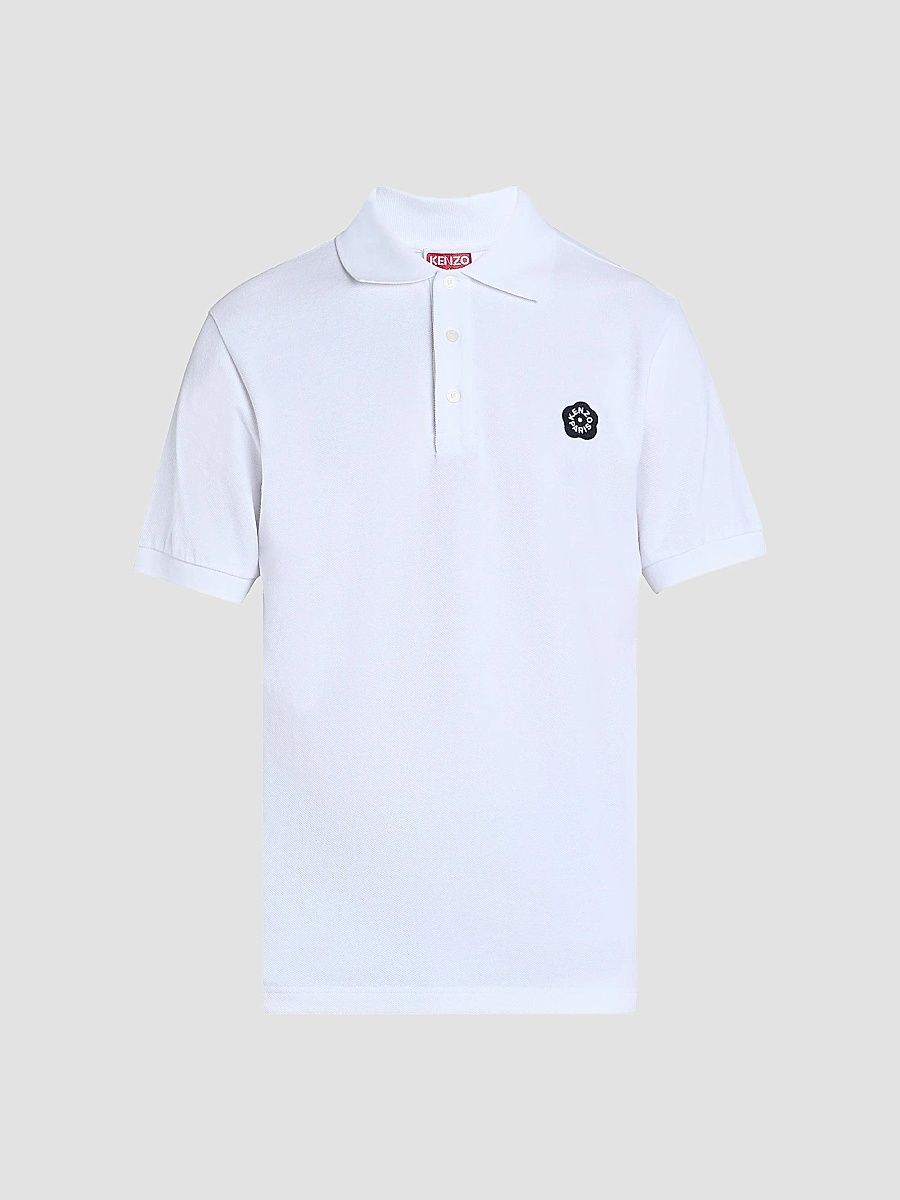 Kenzo Men's Boke Flower 2.0 Crest Polo Shirt - White - Size XXL