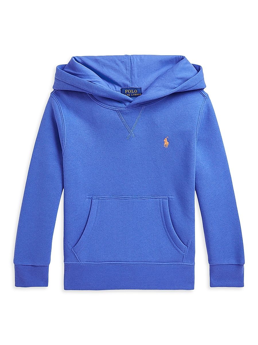 Little Boy's & Boy's Seasonal Fleece Hoodie - Scottsdale Blue - Size 16