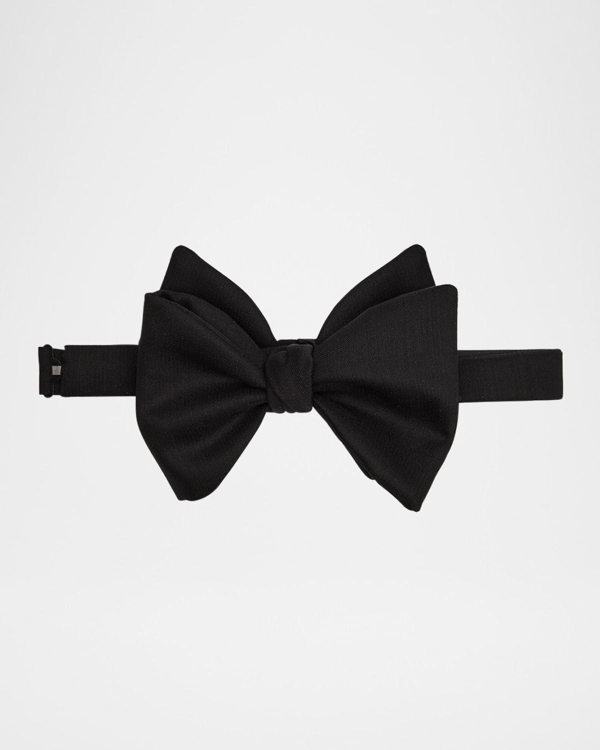 Men & apos;s Wool and Mohair Faille Butterfly Bow Tie