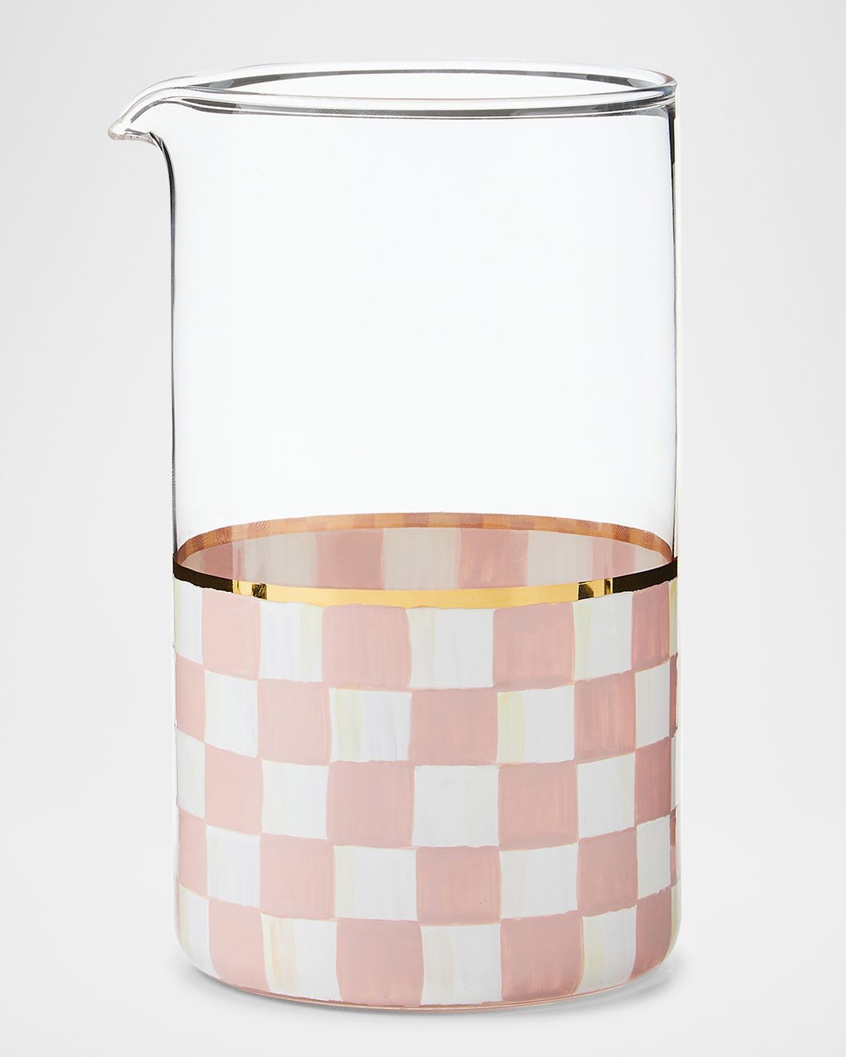Rosy Check Mixing Glass