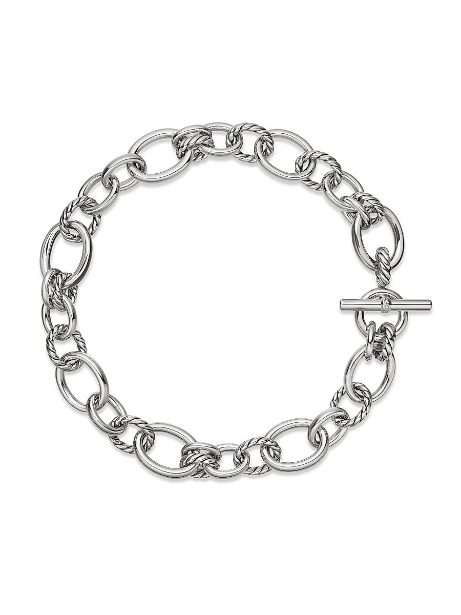 Women's DY Mercer Chain Necklace In Sterling Silver - Silver - Size 17