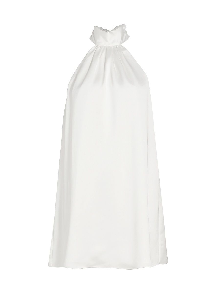 Women's Sam High-Neck Minidress - Ivory - Size 12