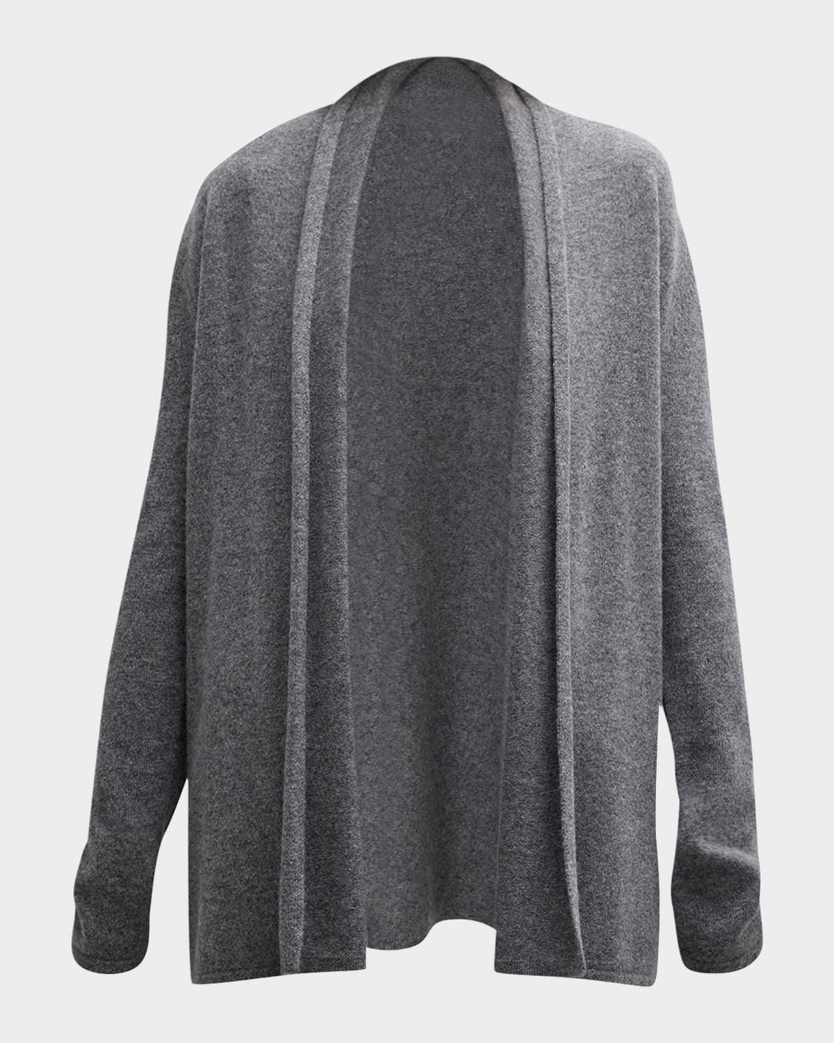 Cashmere Basic Open Cardigan