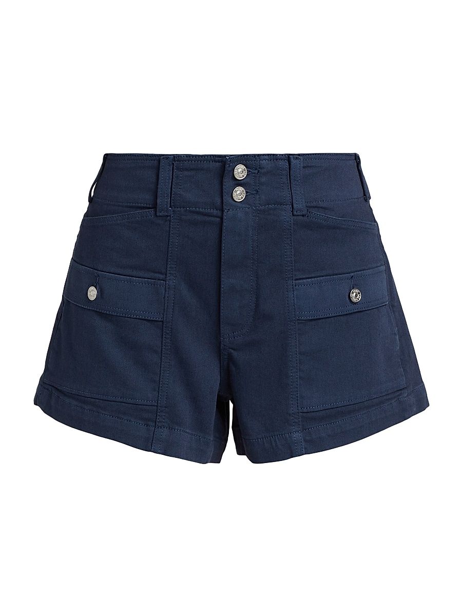 Women's Olivia Cargo Shorts - Vintage Navy Seascape - Size 31