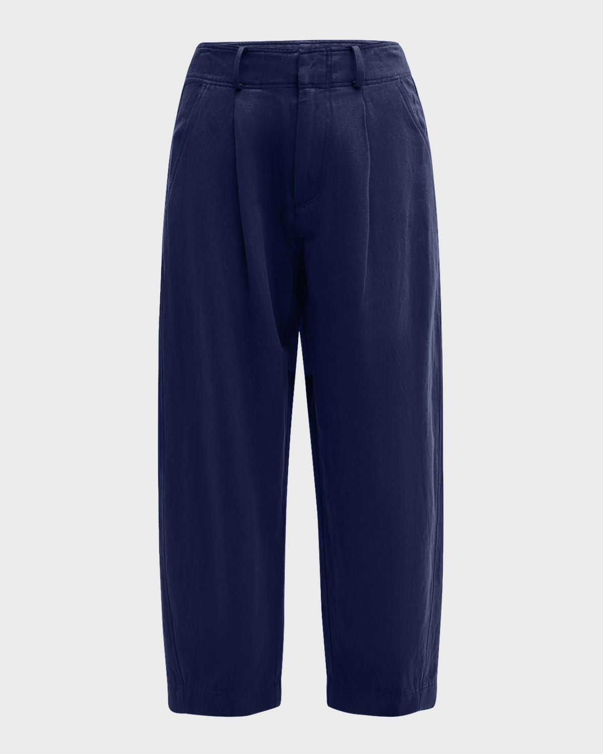 Bari Cropped Wide-Leg Pants