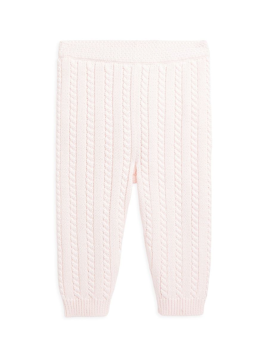 Baby Boy's Knit Pants - Delicate Pink - Size 3 Months