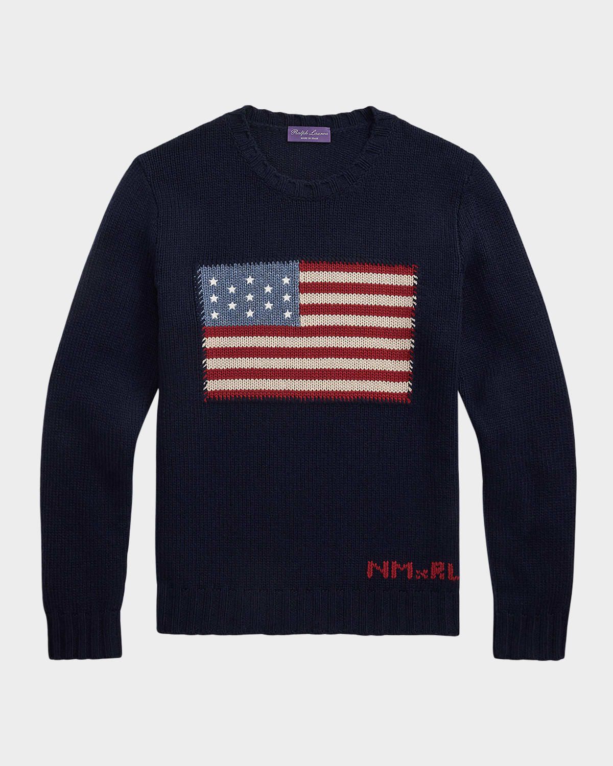 Men & apos;s NM X RL Flag Cashmere Sweater