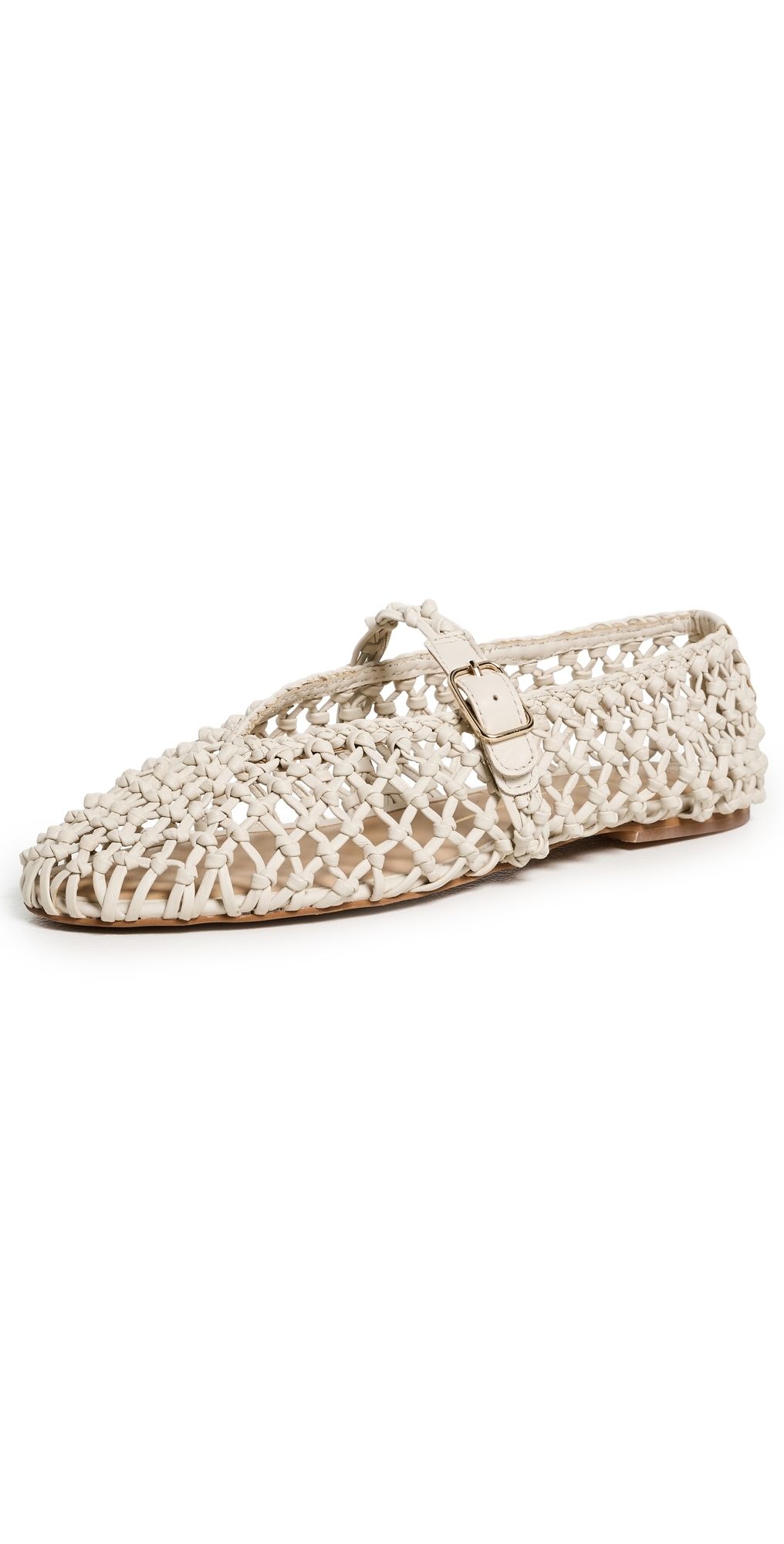 Dolce Vita Clair Woven Flats Ivory 9