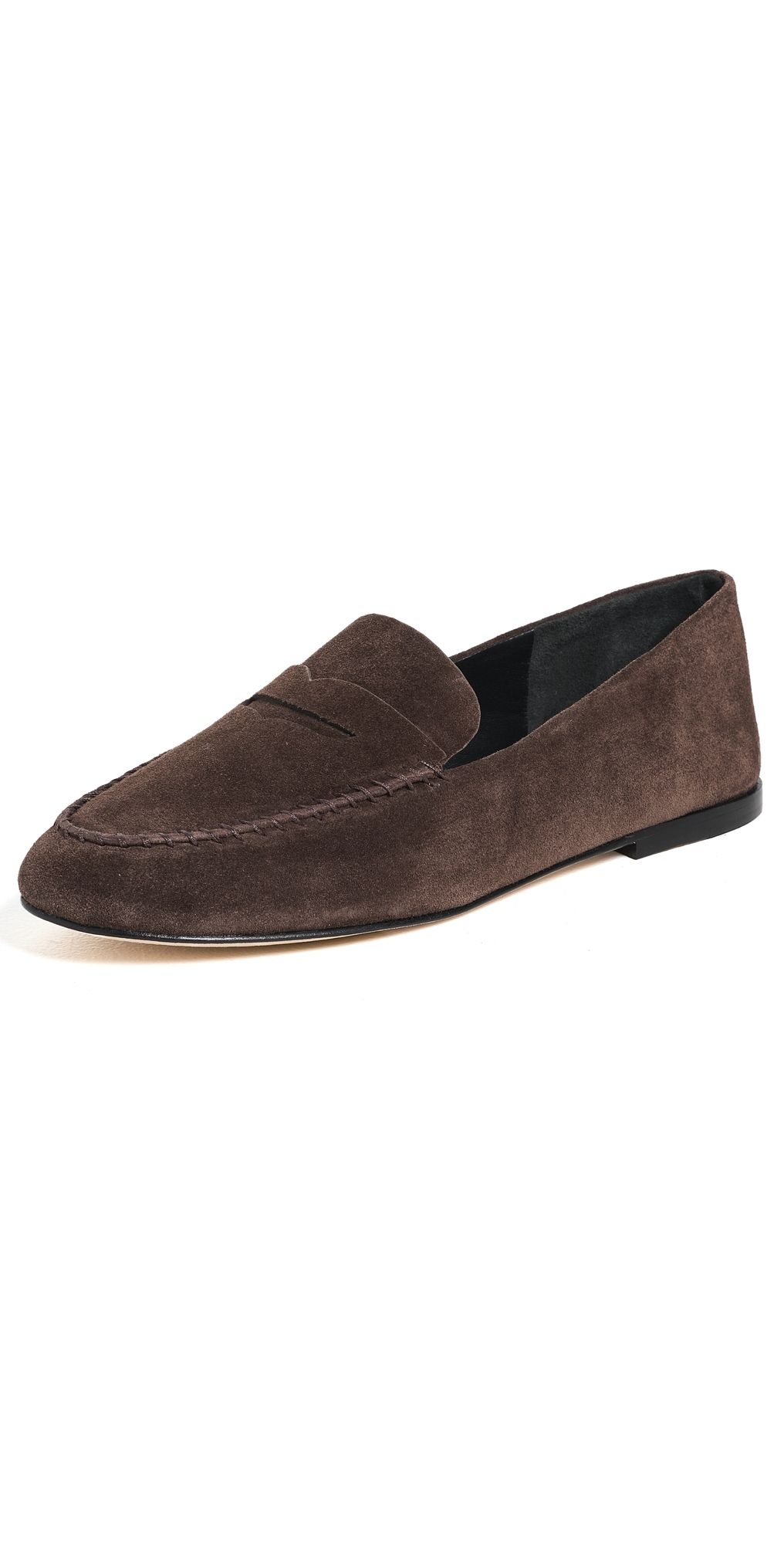 Vince Teo Suede Loafers Cacao Brown 8.5