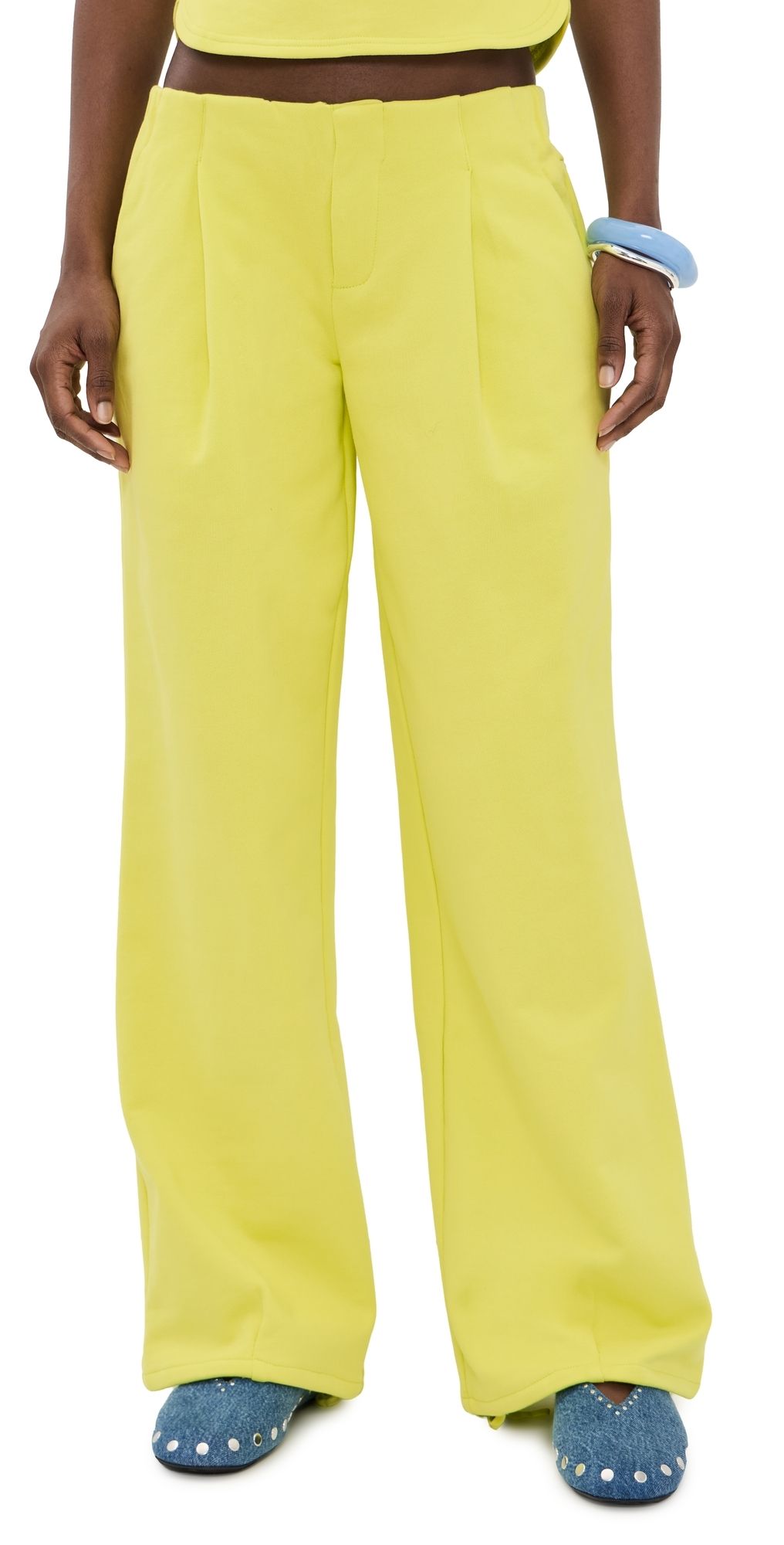 Peachy Den Trixie Sweat Trousers Highlighter XL