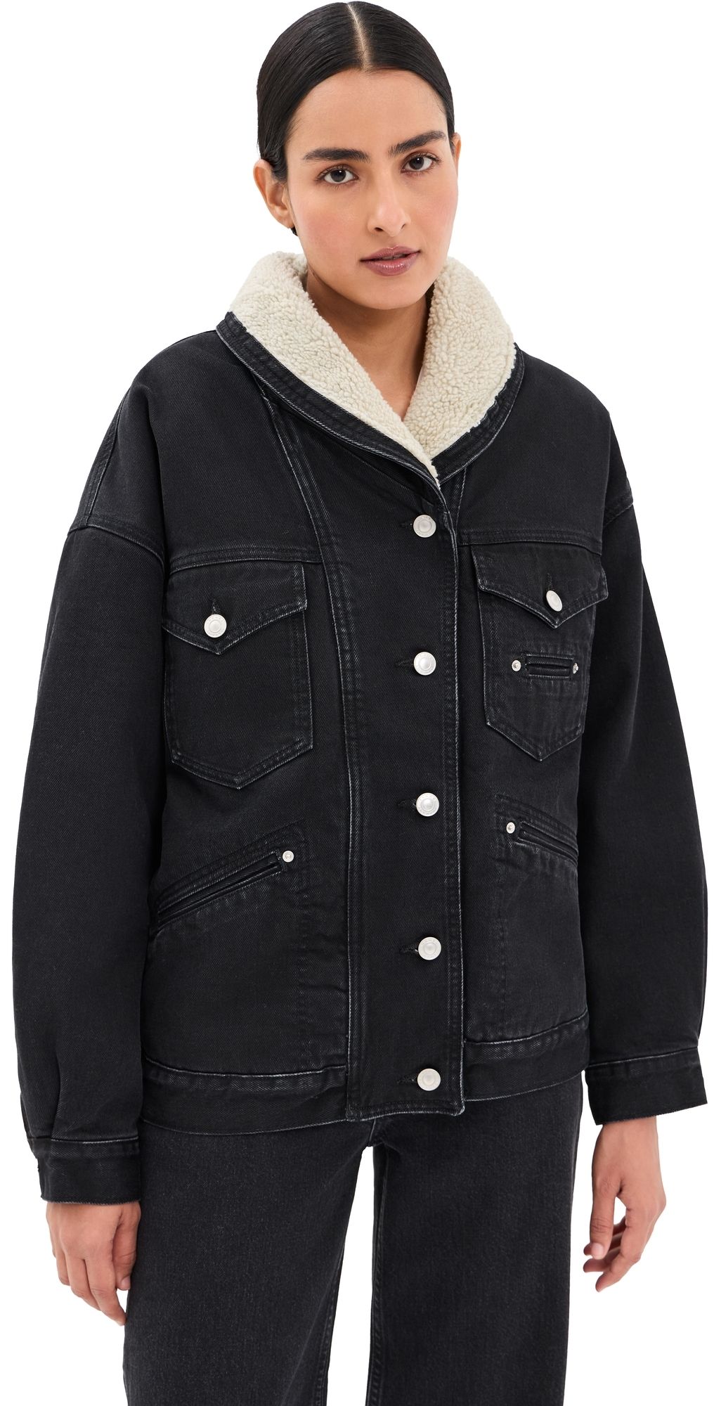 Isabel Marant Pimia Jacket Faded Black 38