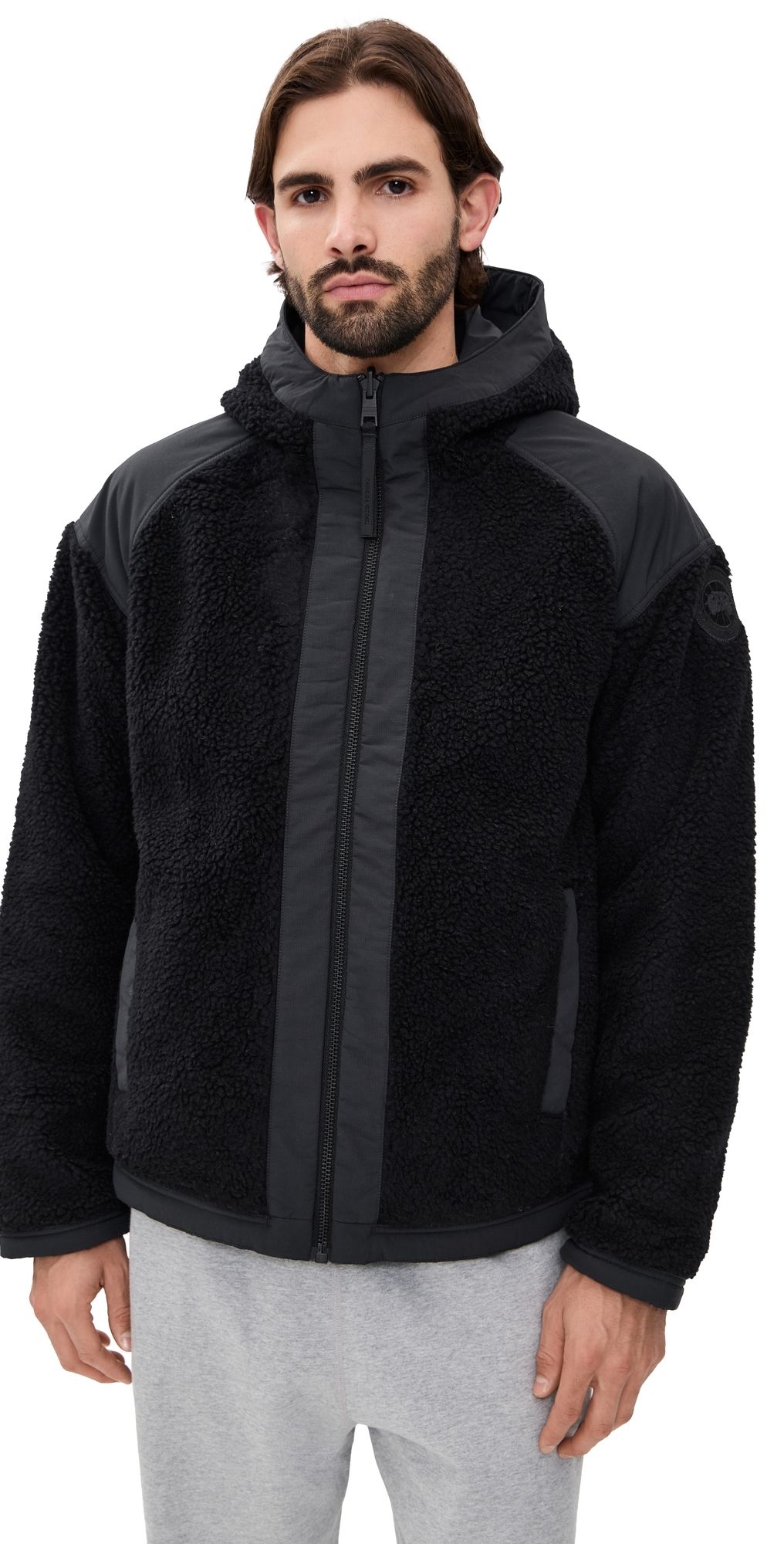 Canada Goose Alberni Reversible Fleece Bomber Black/Black S