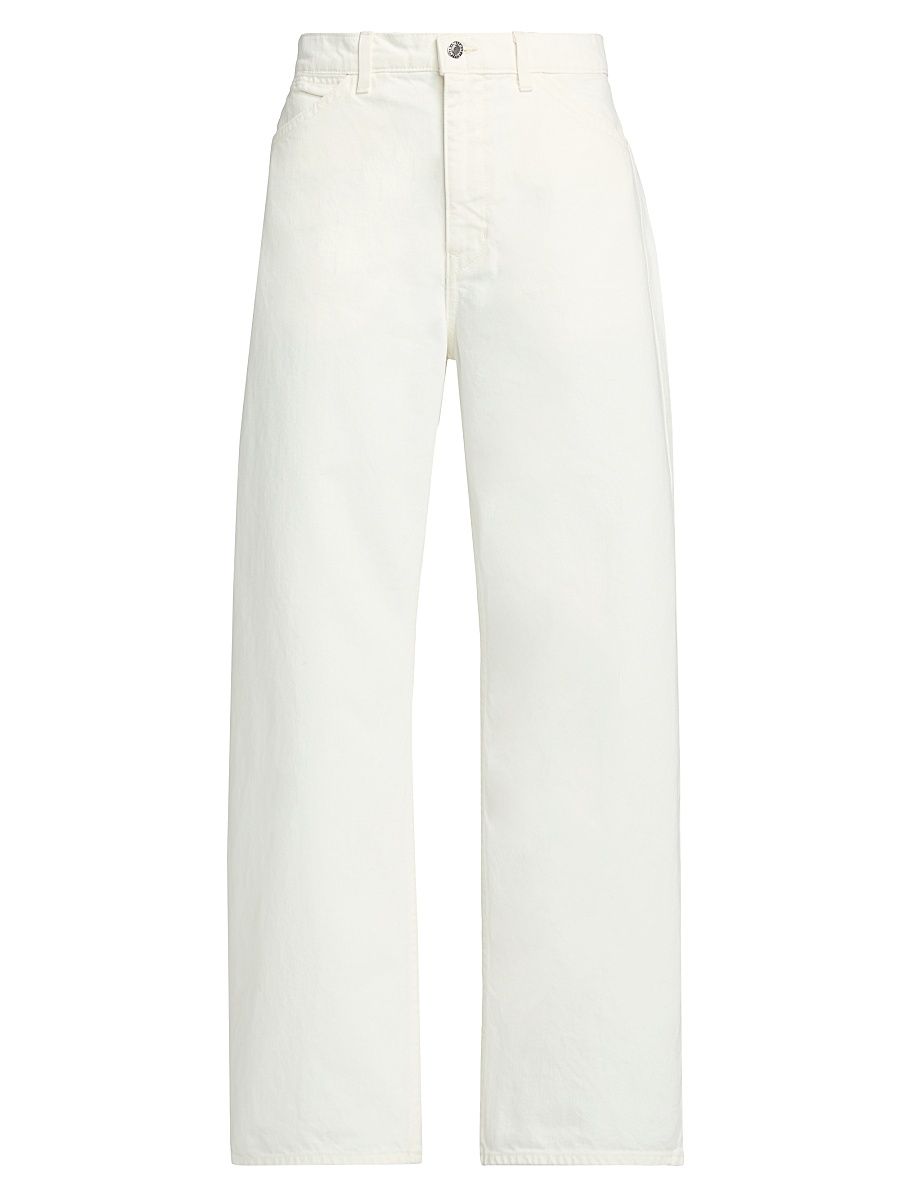 Women's Tribeca Wide-Leg Jeans - Cream - Size 32