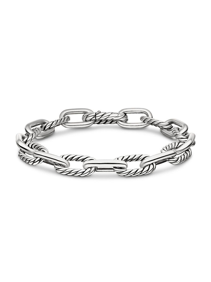 Women's Chain Madison Sterling Silver Bracelet - Silver - Size Medium
