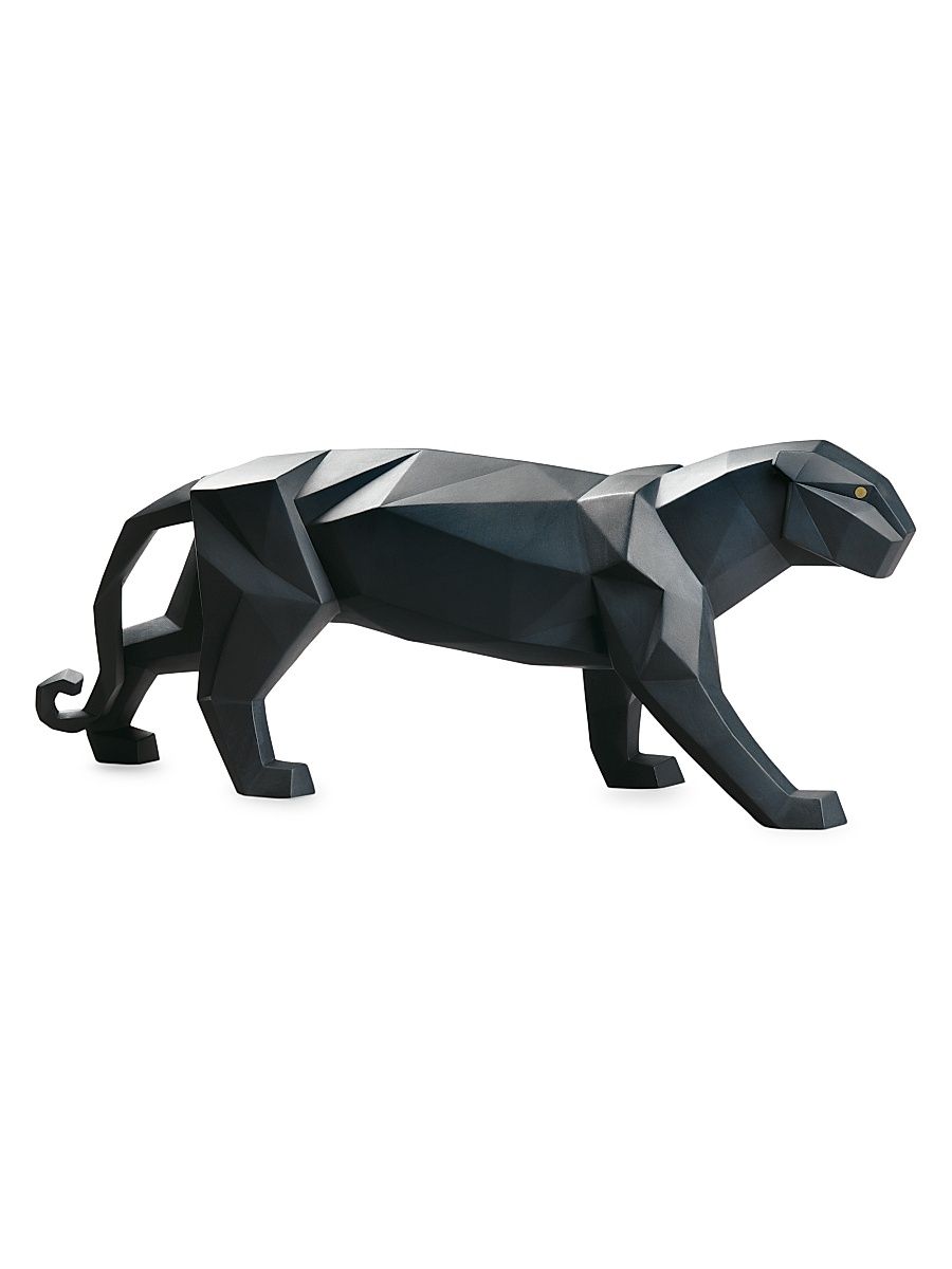 Origami Panther Figurine - Black