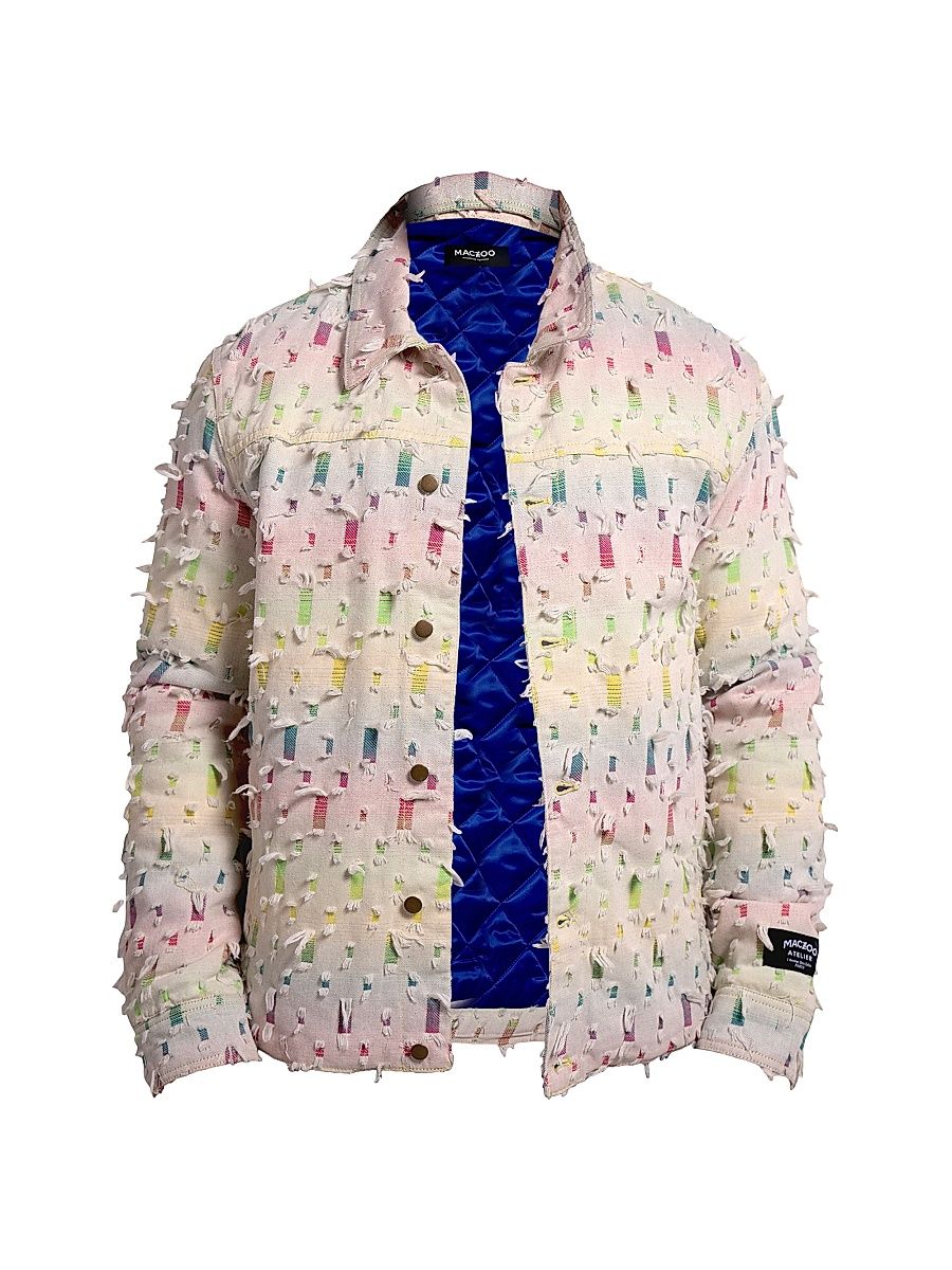 Men's Ascension Denim Jacket - Multicolored - Size XXXXL