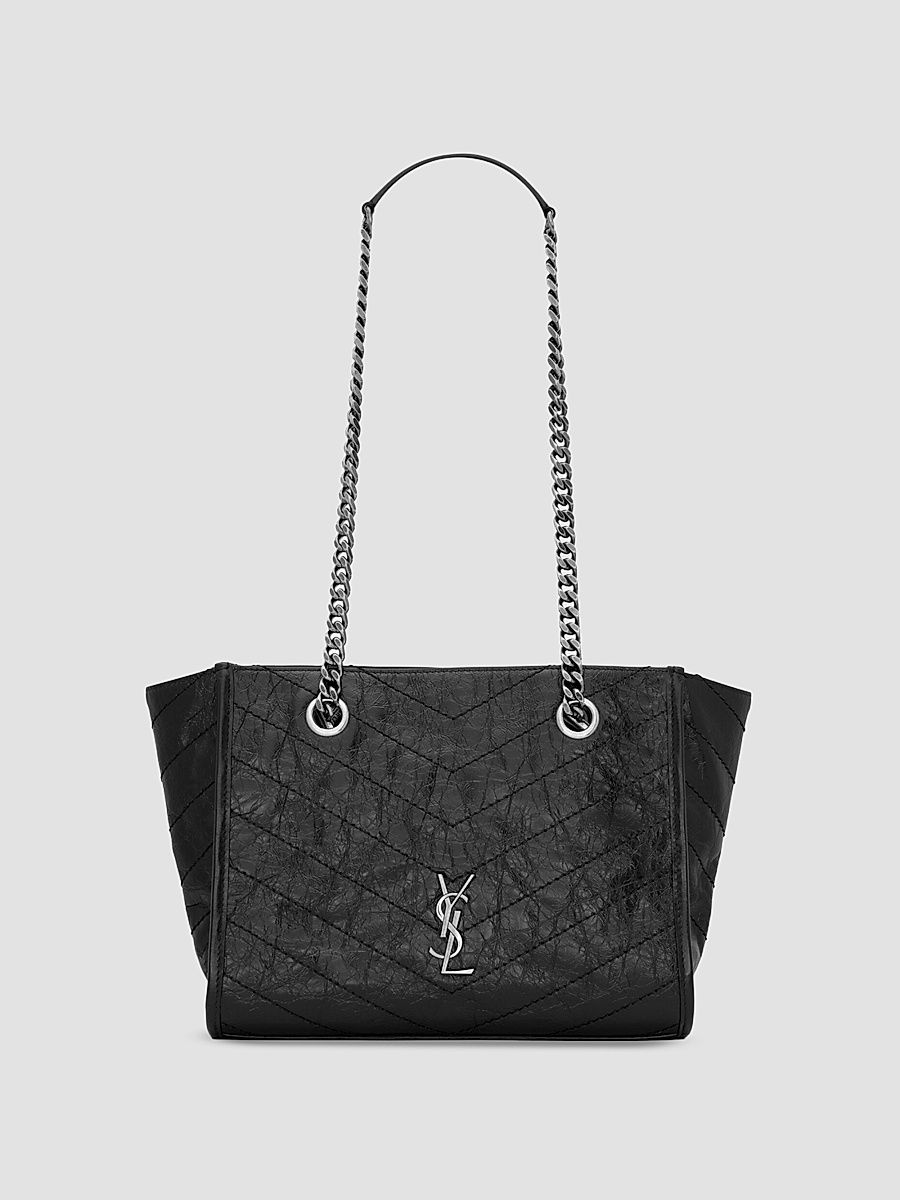 Saint Laurent Women's Niki Small Shopping East-West Bag - Black