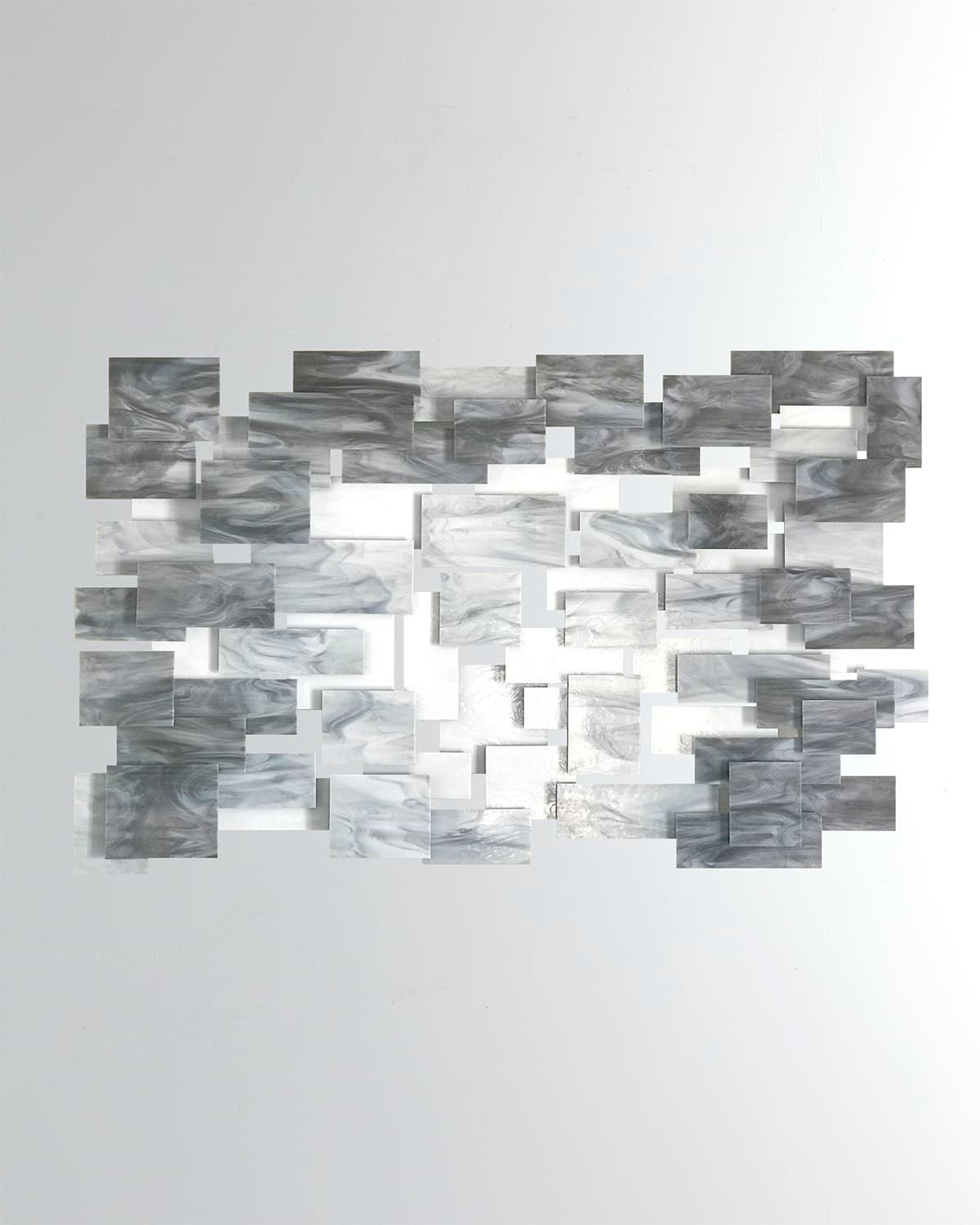 Glass and Metal Wall Sculpture