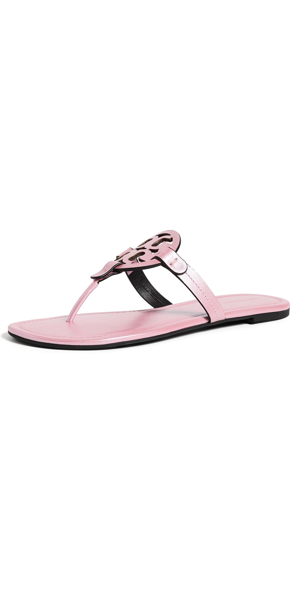 Tory Burch Miller Sandals Pearlescent Pink 10