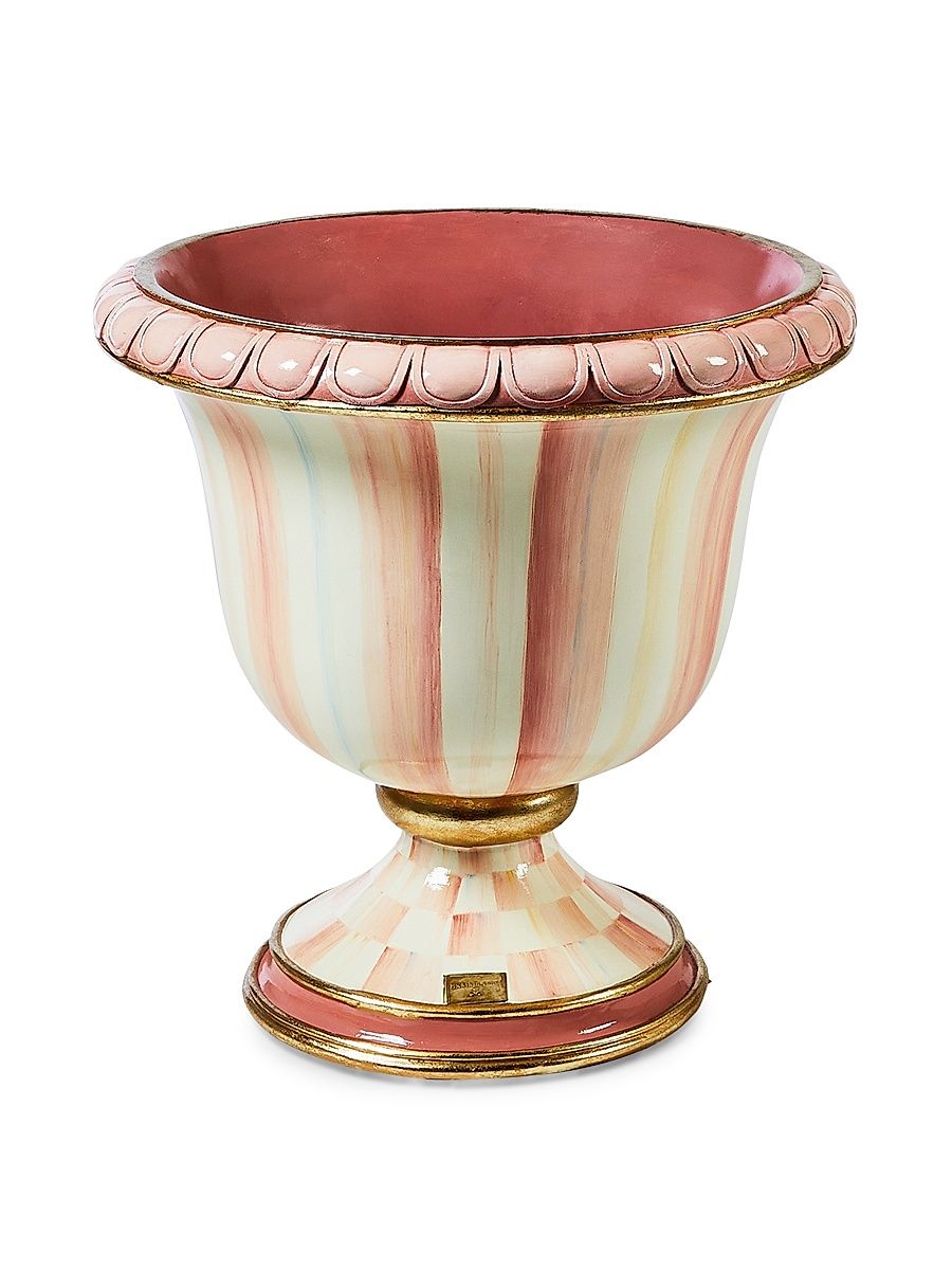Rosy Stripe Urn