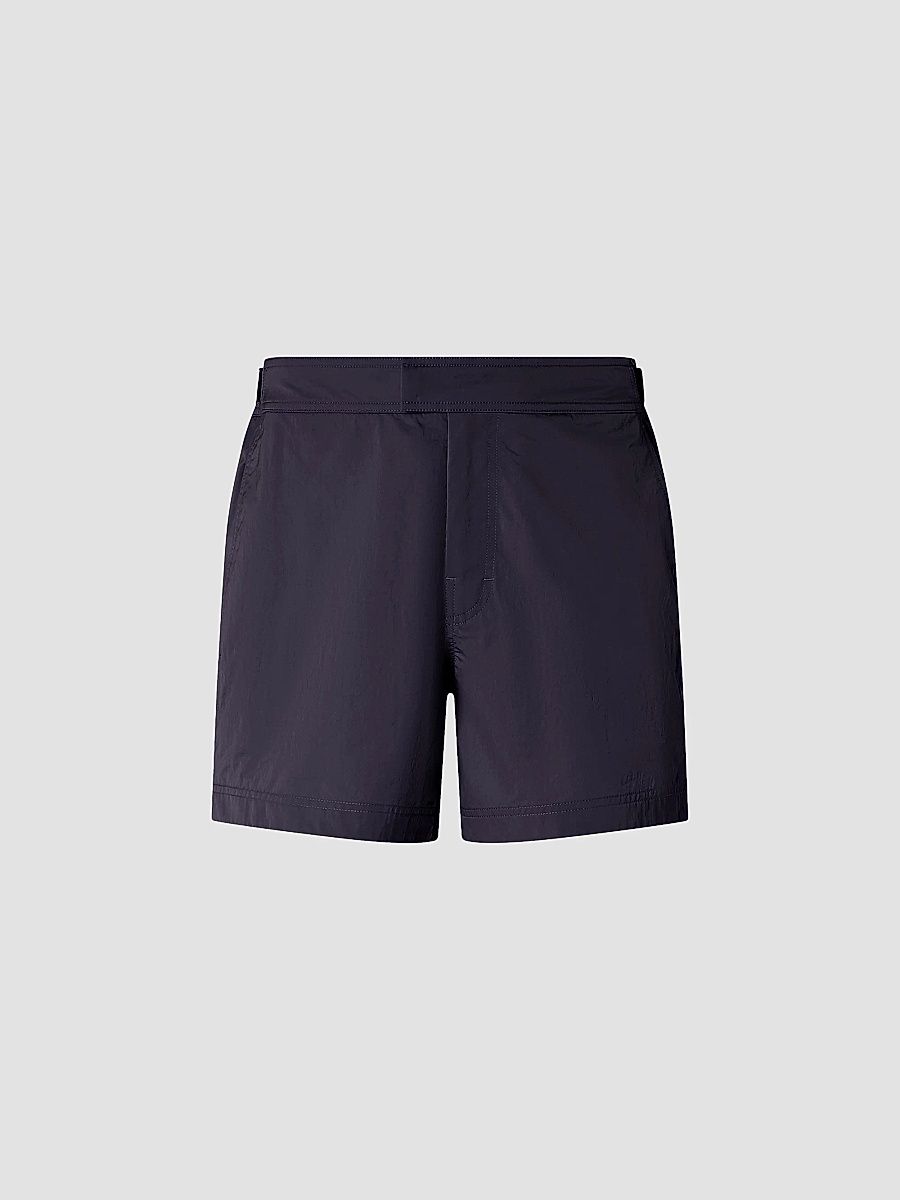 ZEGNA Men's 232 Road Brand Mark Rio Swim Trunks - Navy Blue - Size XXL