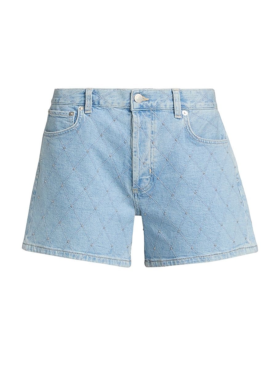 Women's Mesa Denim Shorts - Quilted Stud - Size 30