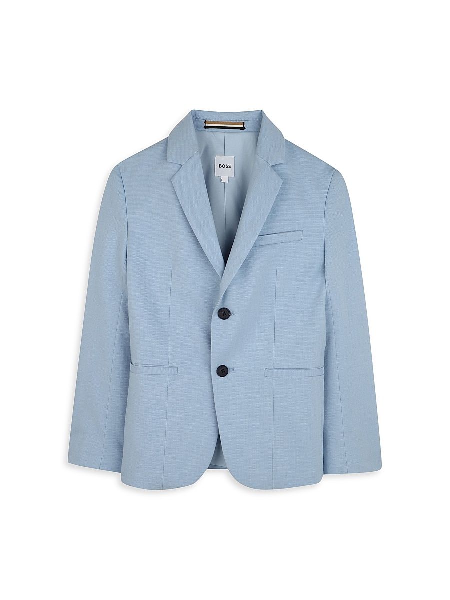 BOSS Boy's Little Boy's & Boy's Ceremony Sport Jacket - Persian Blue - Size 6