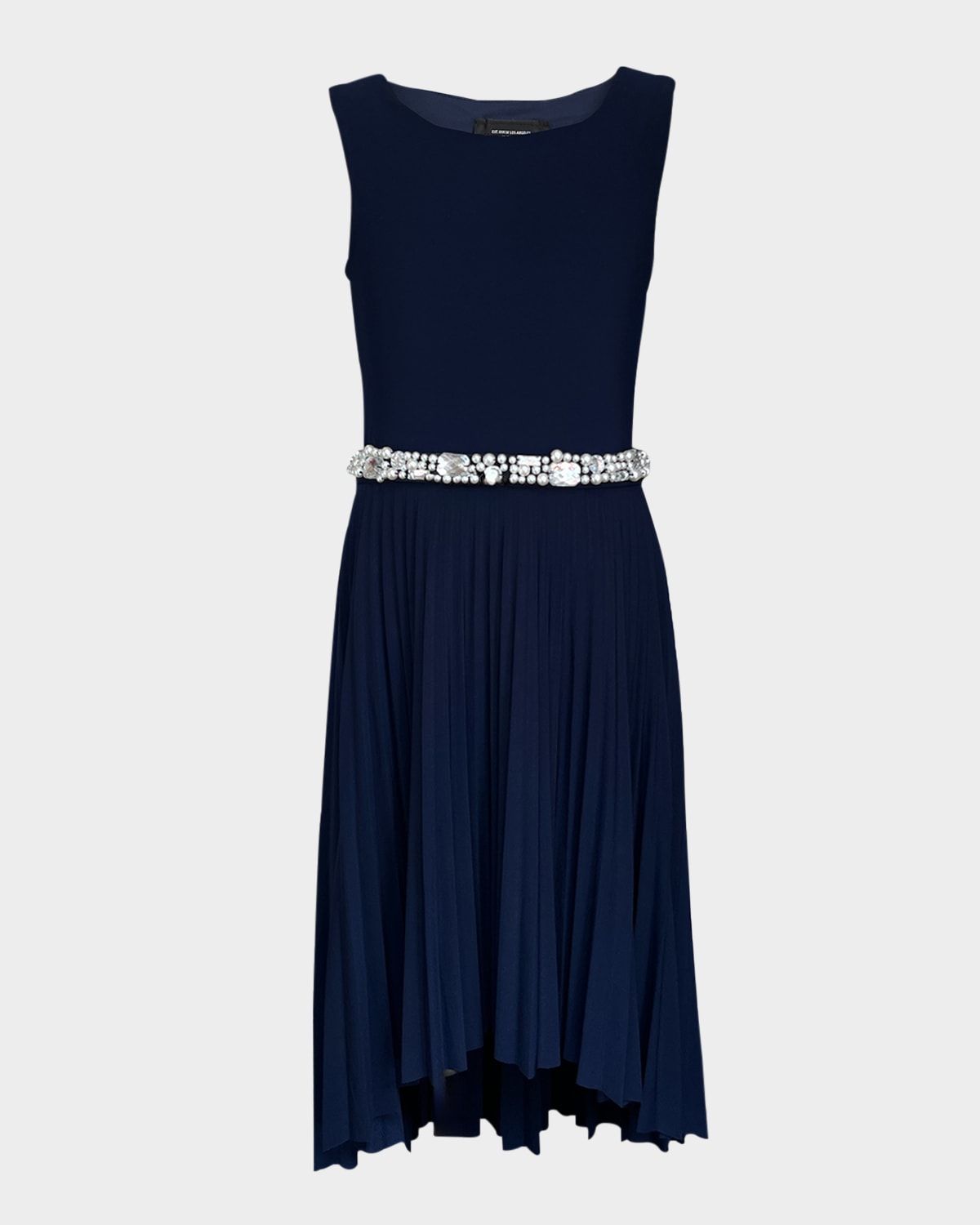 Girl & apos;s Pleated High-Low Dress, Size 7-16