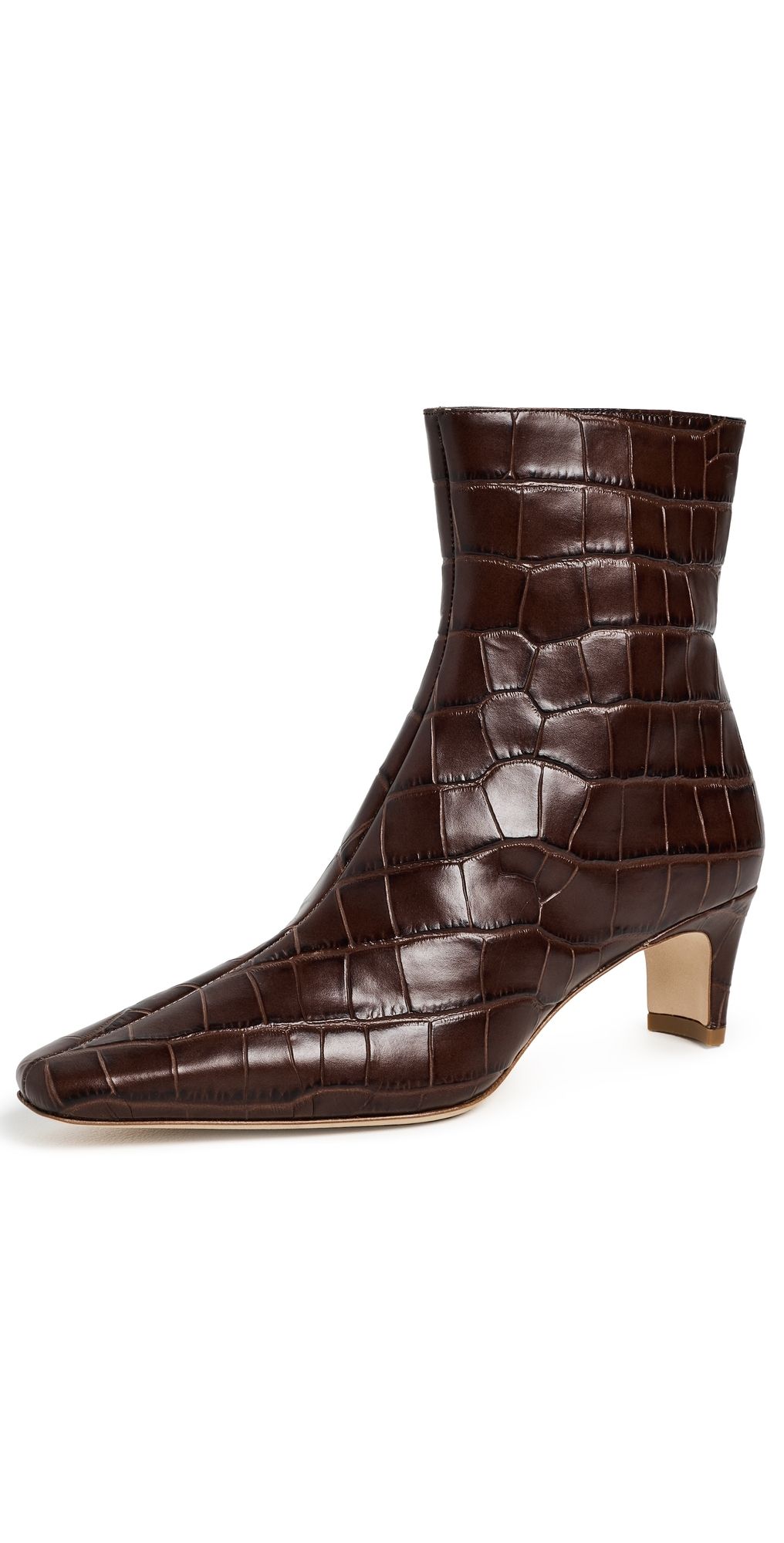STAUD Wally Ankle Boots Espresso Croco 40.5