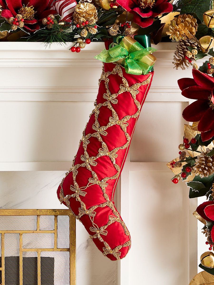 Kim Seybert Santa's Toy Chest Stocking