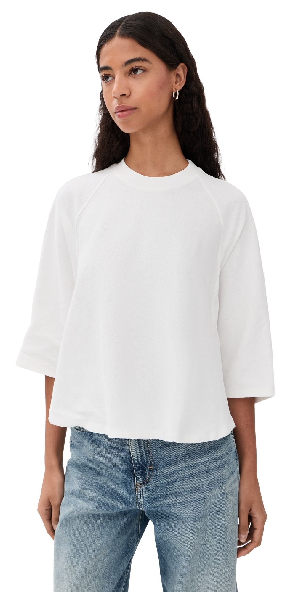 HALFBOY Sweat T-Shirt Optic White M