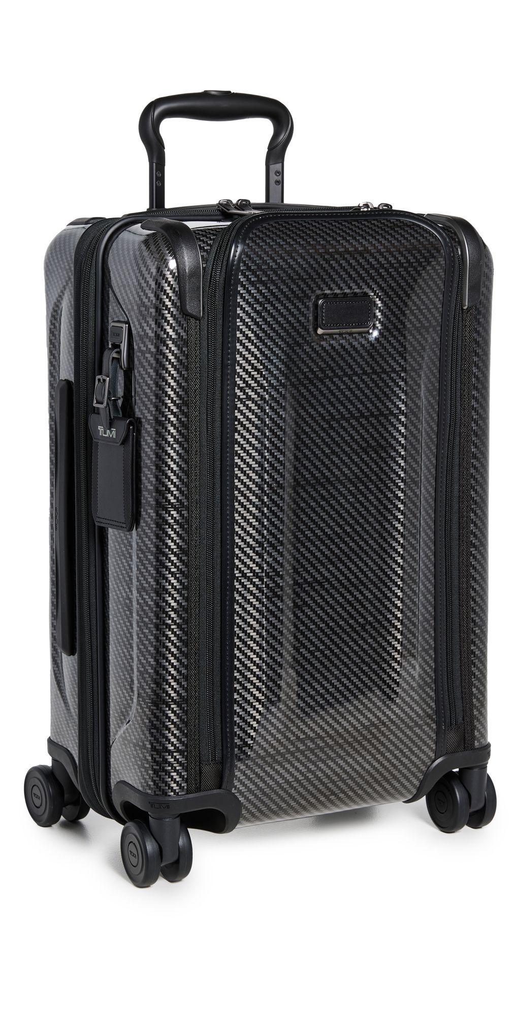 TUMI International Front Pocket Expandable 4 Wheeled Carry-On Black/Graphite One Size