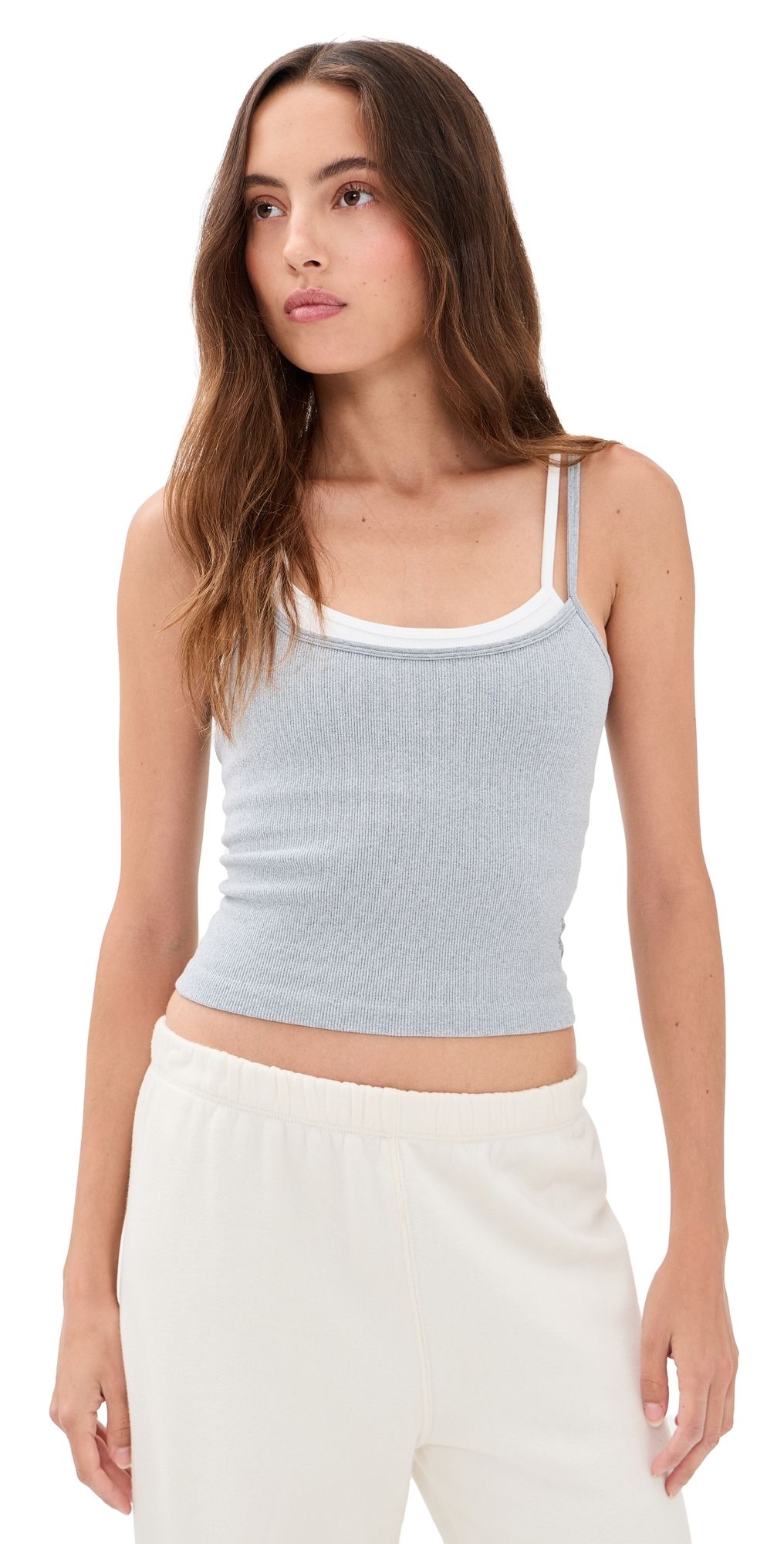 FP Movement All Clear Coastline Camisole Heather Grey Combo XS/S