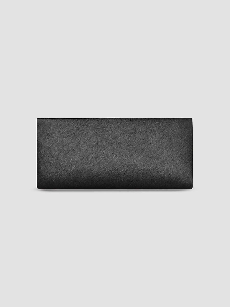 Saint Laurent Women's Evening Soft Clutch in Satin - Black