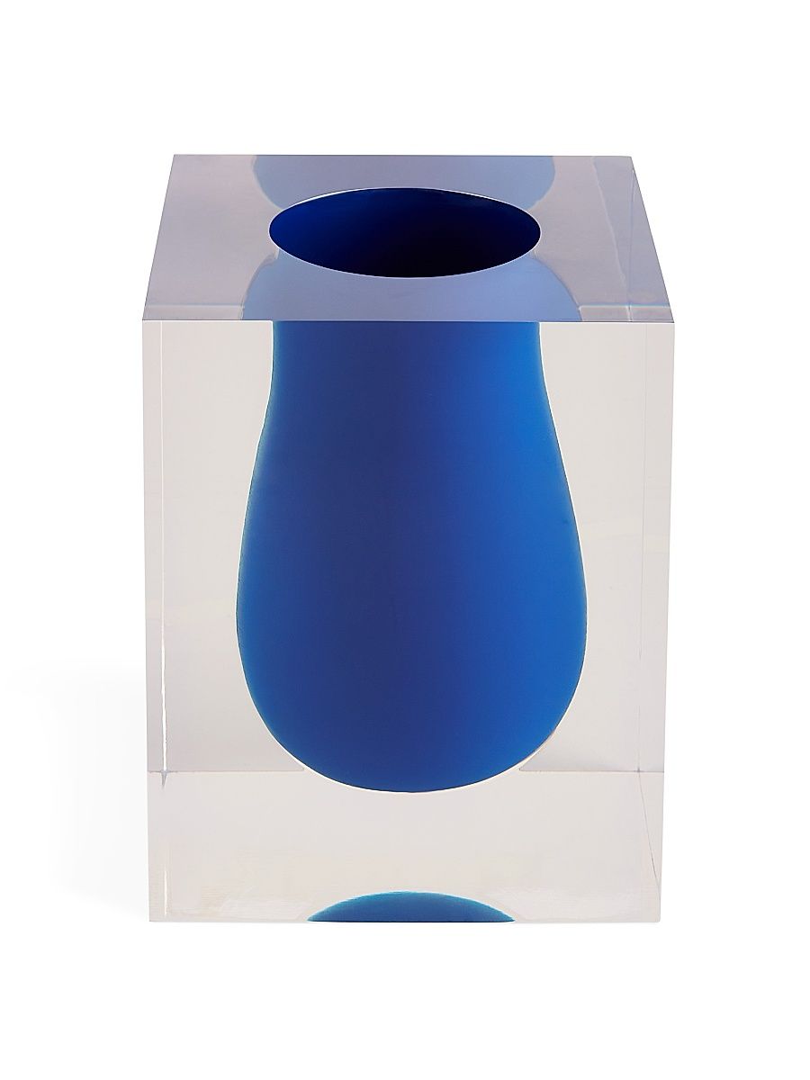 Bel Air Scoop Vase - Cobalt