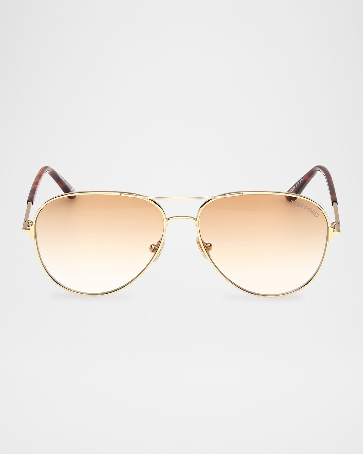 Clark Metal Aviator Sunglasses