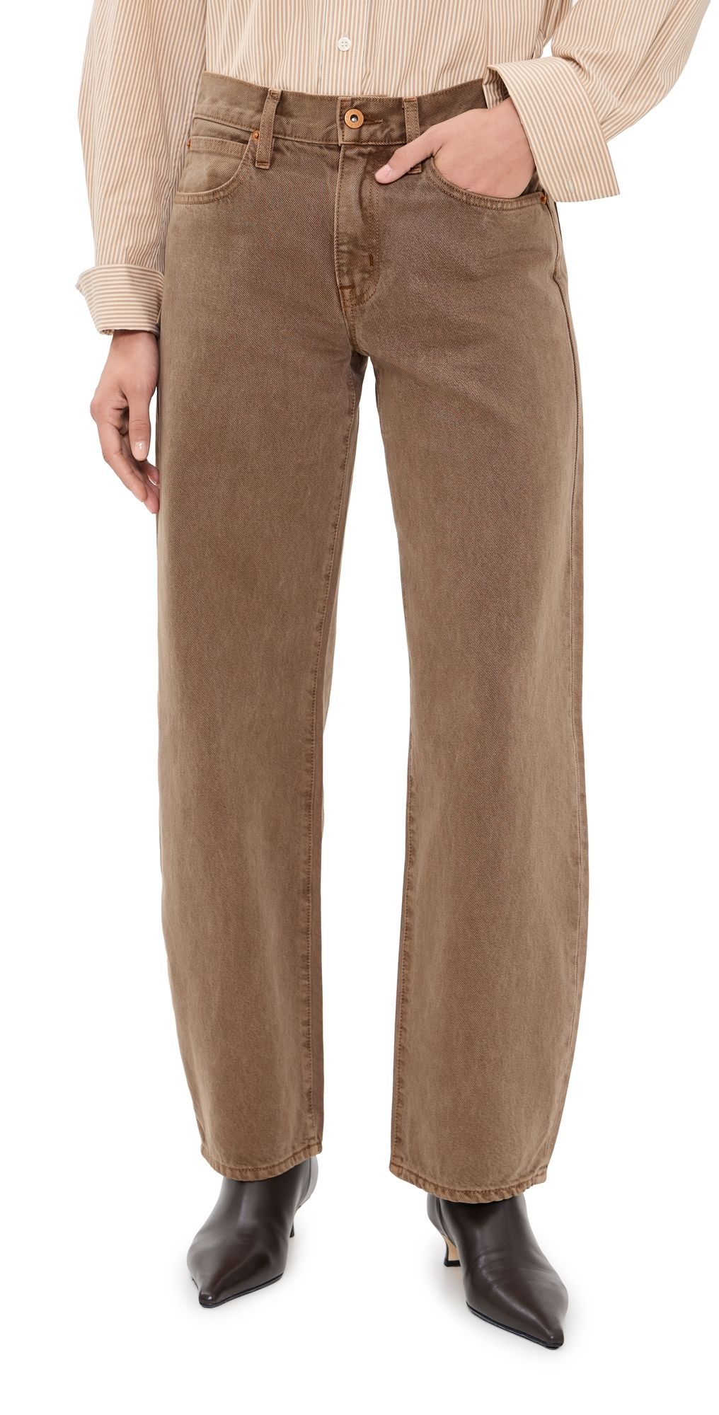 SLVRLAKE Jamie Curve Jeans Indio Sands 30