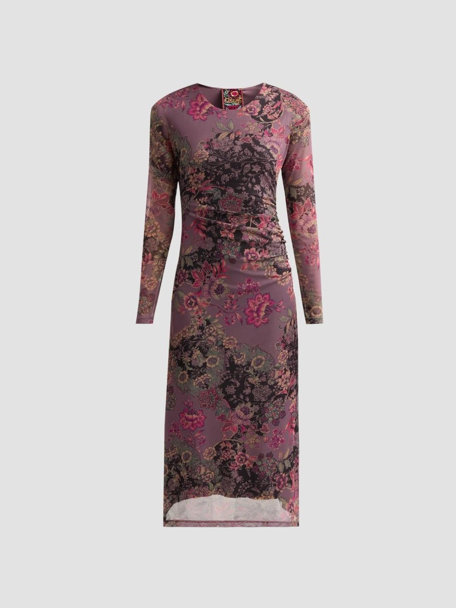 Johnny Was Women's Jemma Floral Mesh Sheath Midi Dress - Jemma - Size XXL