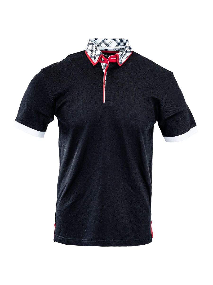 Maceoo Men's Polo T-Shirt - Black - Size XL