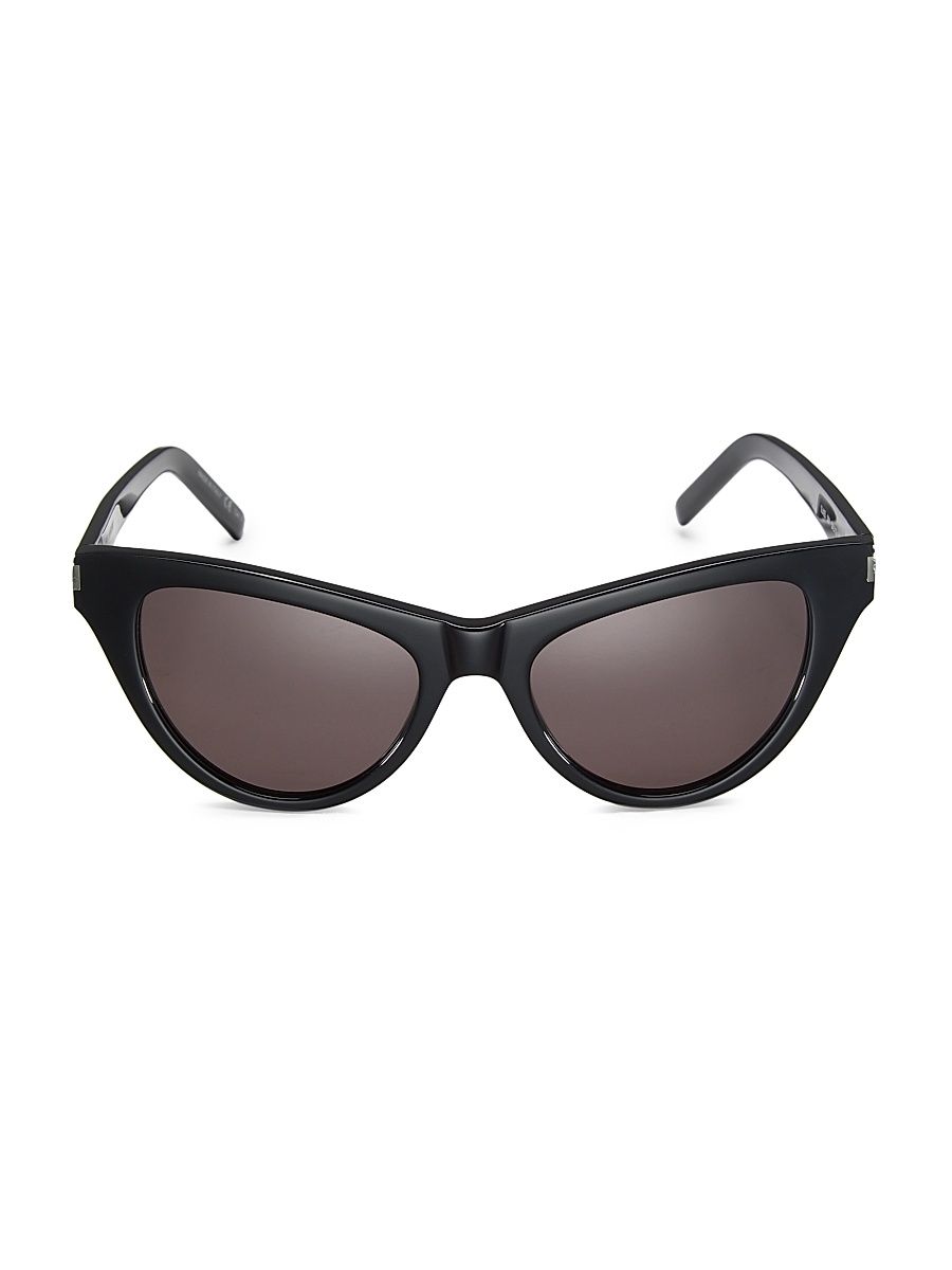 Women's 54MM Cat-Eye Sunglasses - Black
