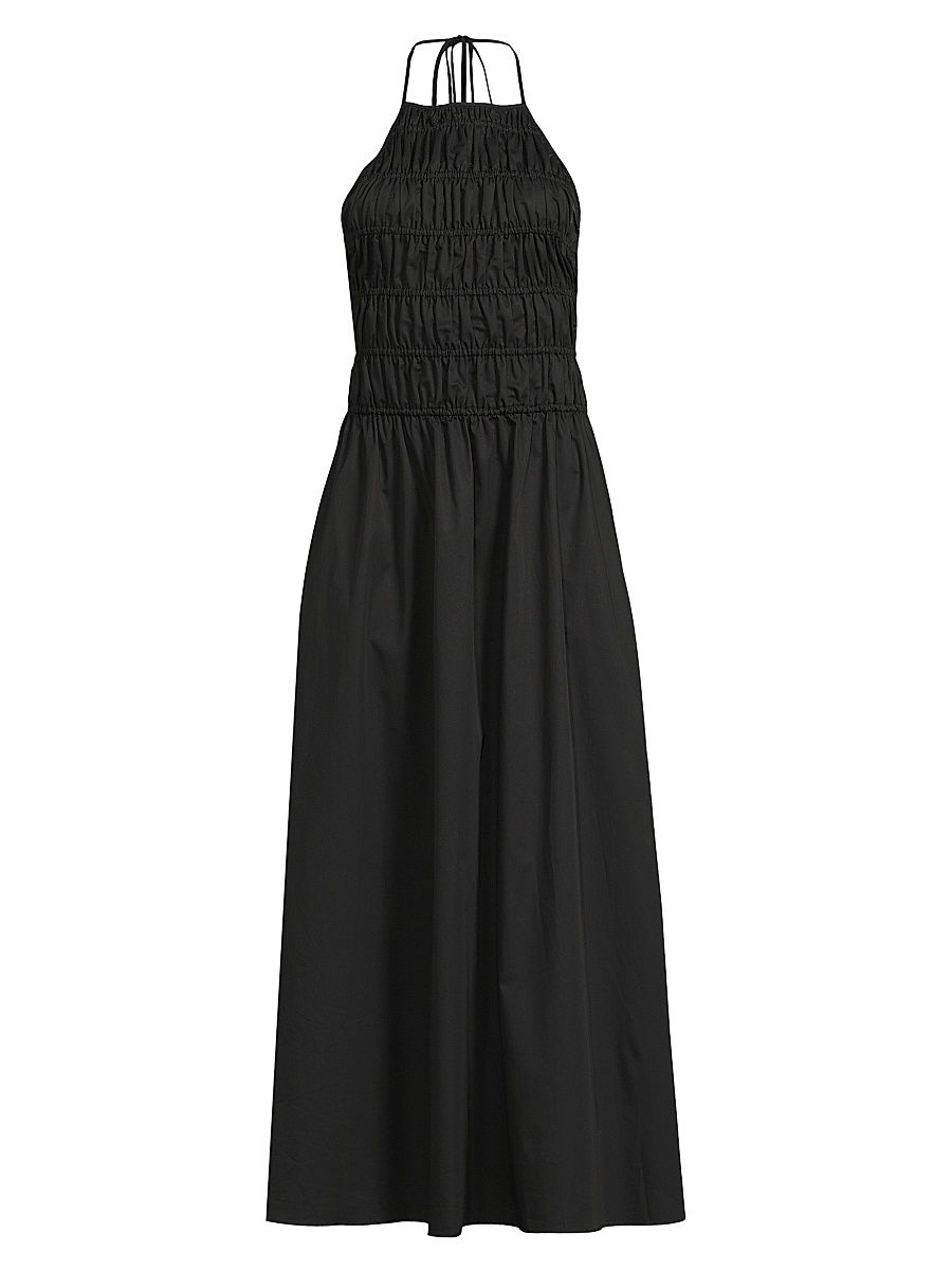 Women's Meira Halter Dress - Noir - Size Large