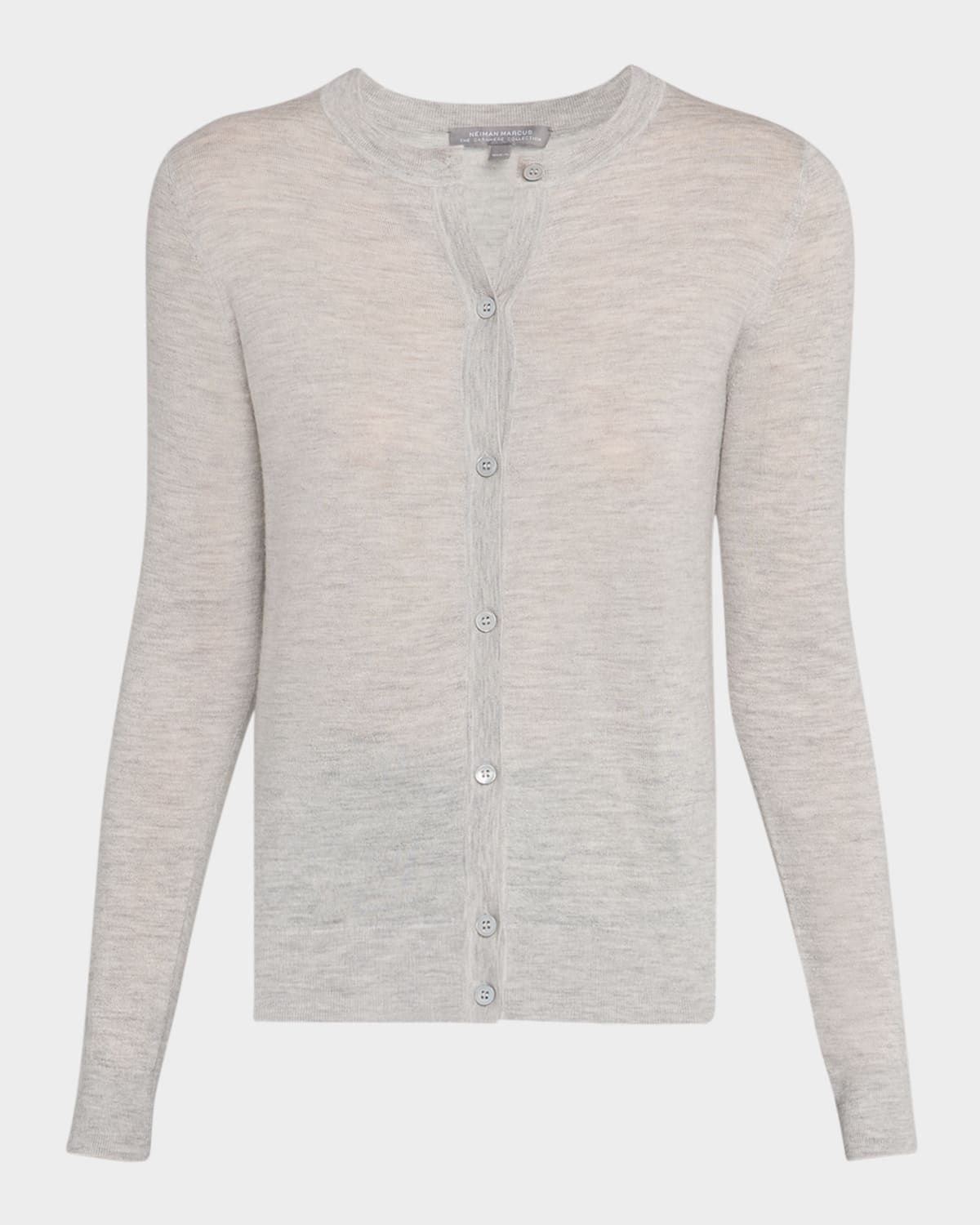 Cashmere Crewneck Cardigan