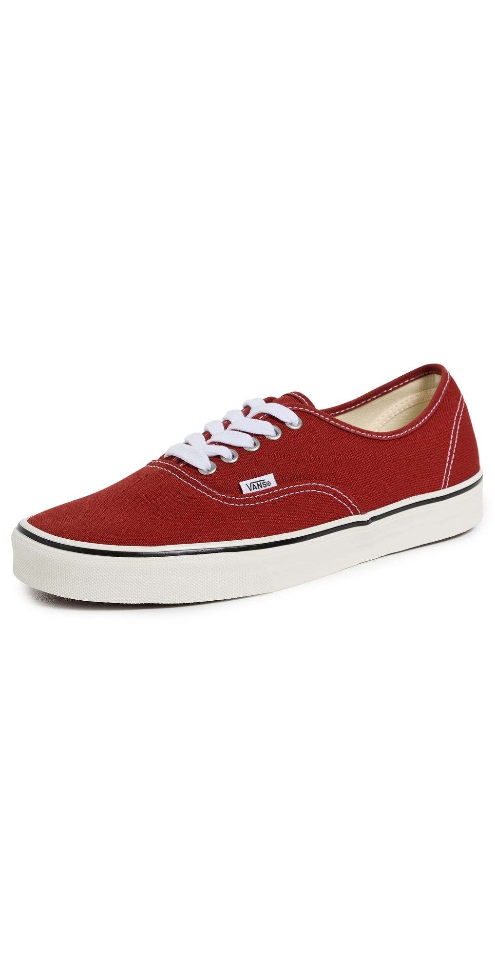 Vans Authentic Sneakers Duck Canvas Poppy Ember Red 7.5