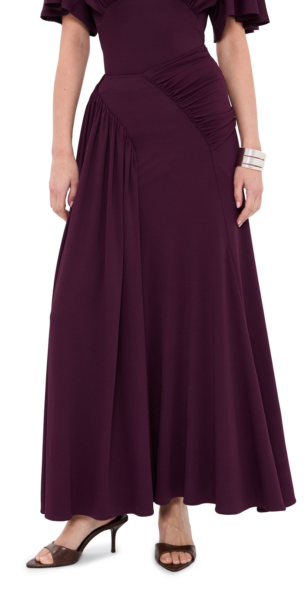 rabanne Jupe Skirt Magenta Purple 36