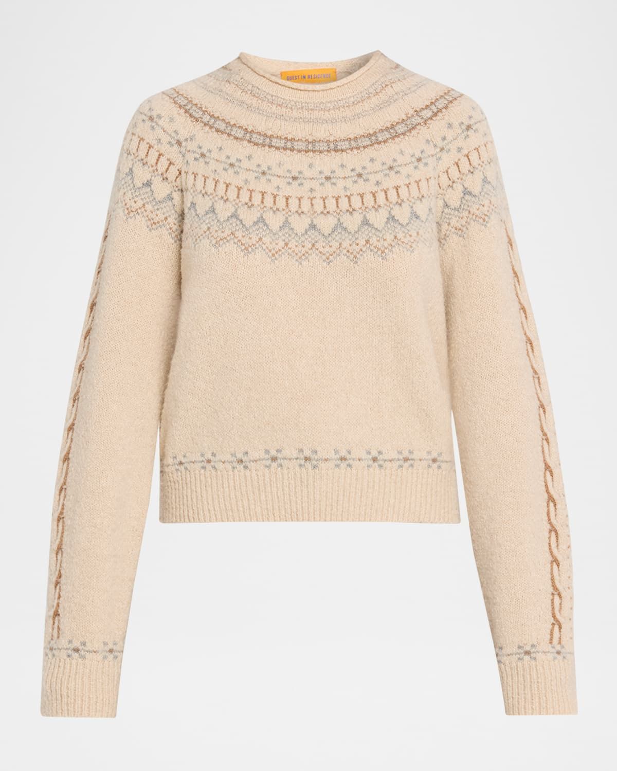 Cloud Chalet Wool Cashmere Crewneck Sweater